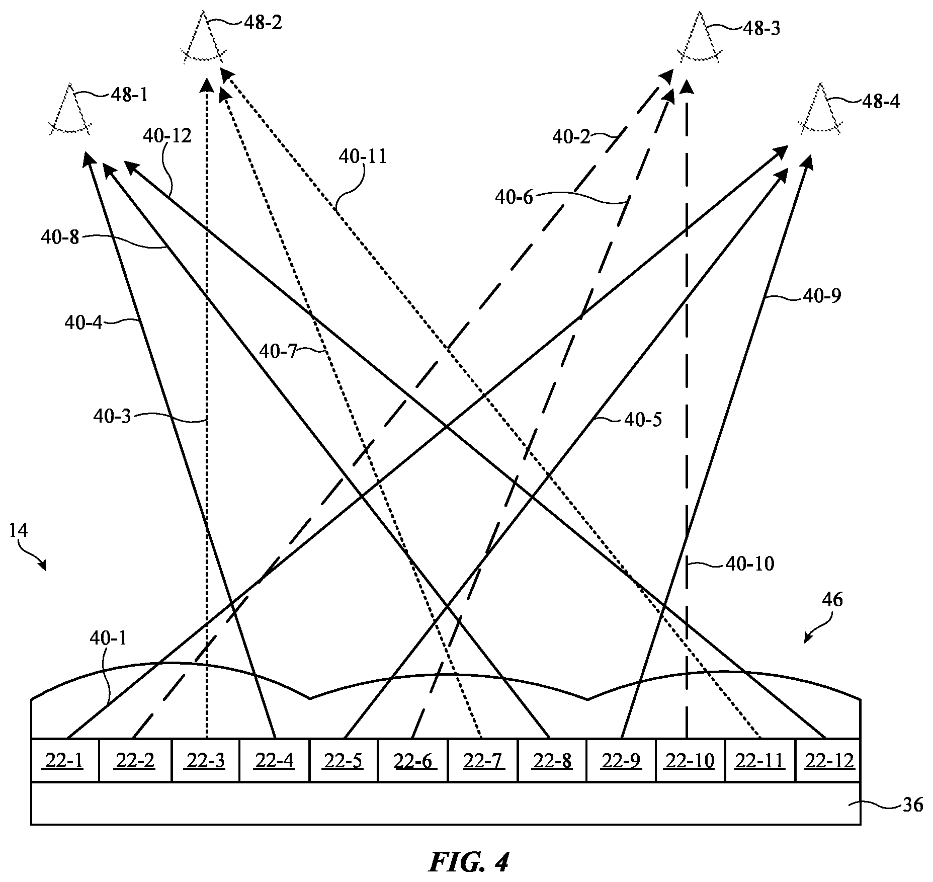 Patent US12348704 Figure 4 – Displays with viewer tracking