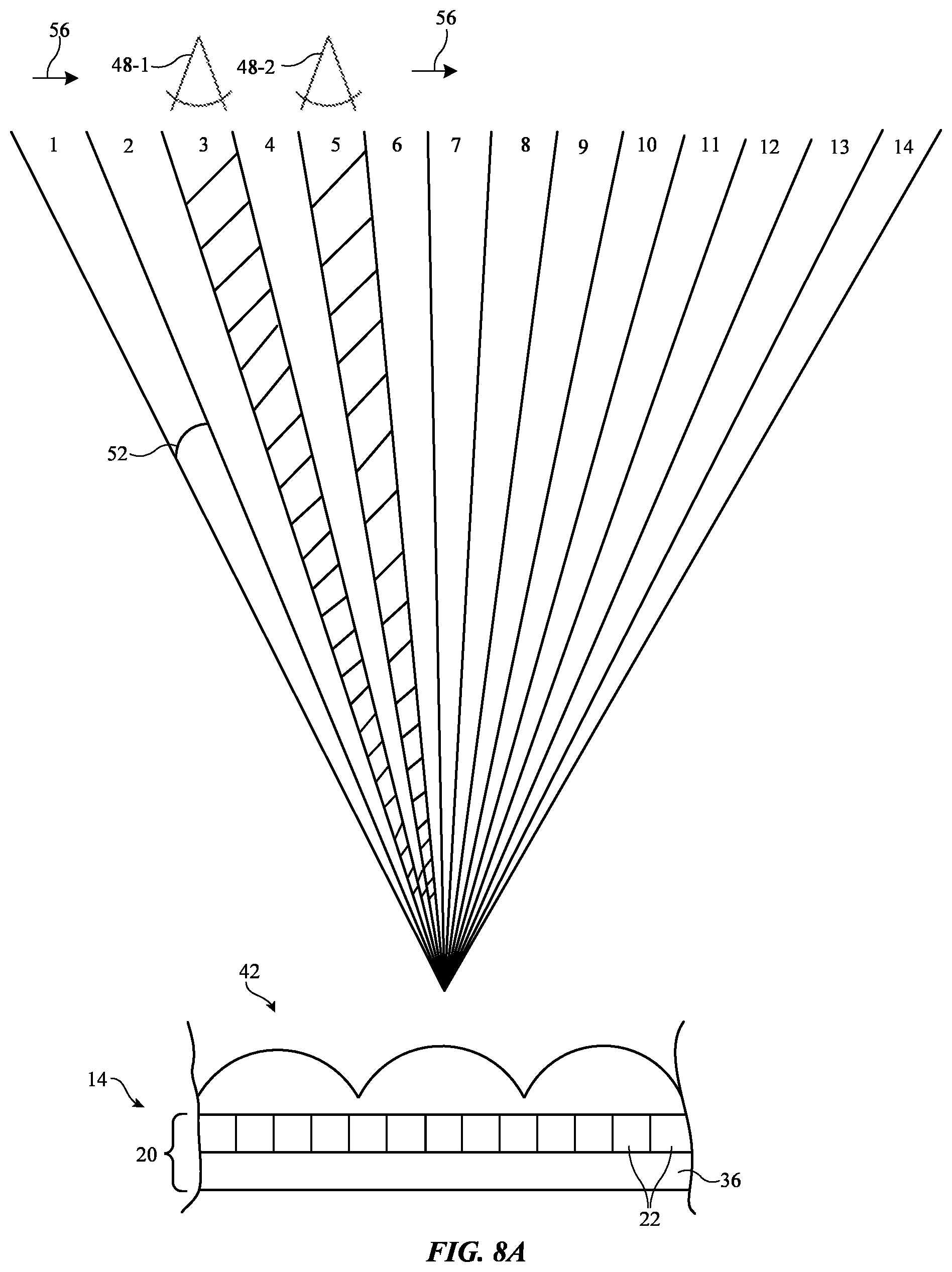 Patent US12348704 Figure 8 – Displays with viewer tracking