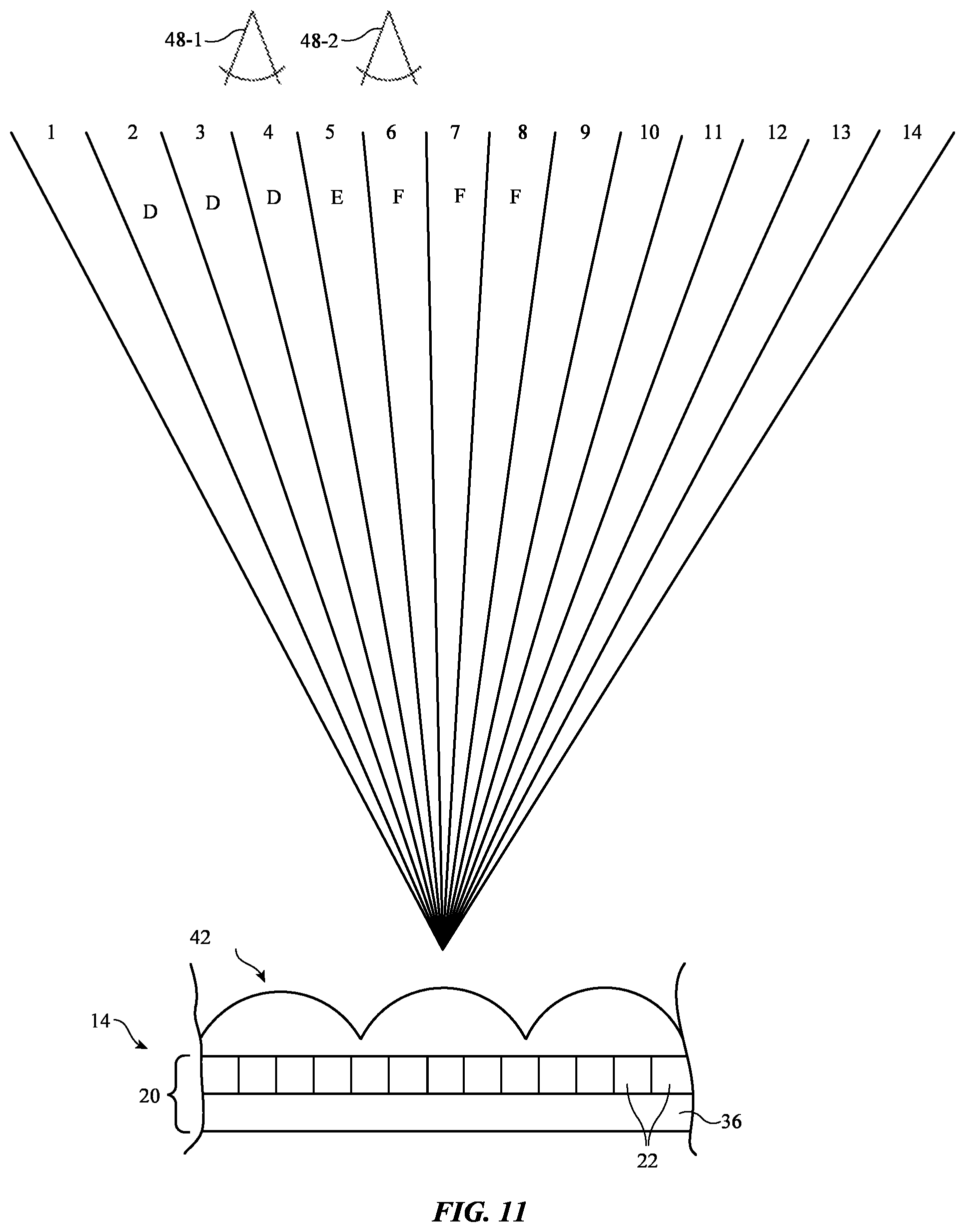 Patent US12348704 Figure 14 – Displays with viewer tracking