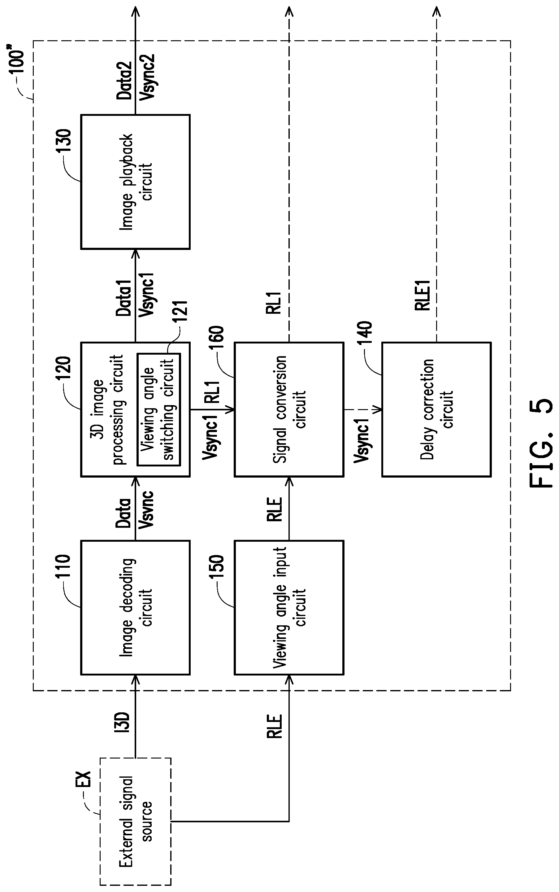 Patent US12348705 Figure 5 – Image display system and display method