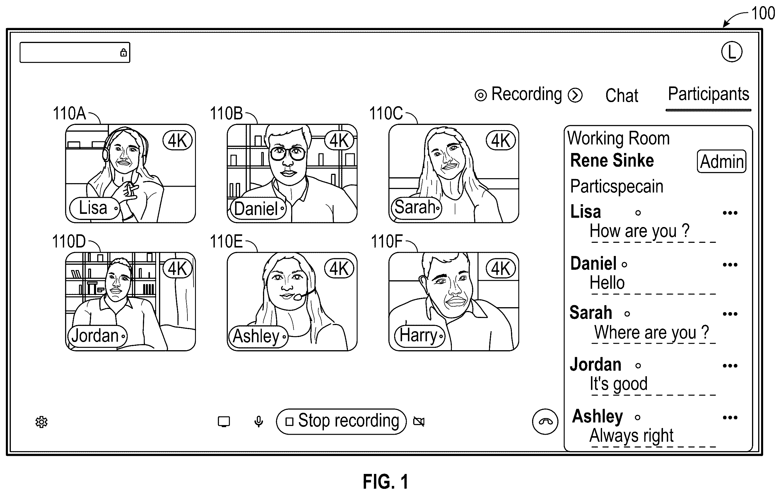 Patent US12348711 Figure 1 – Hybrid media recording