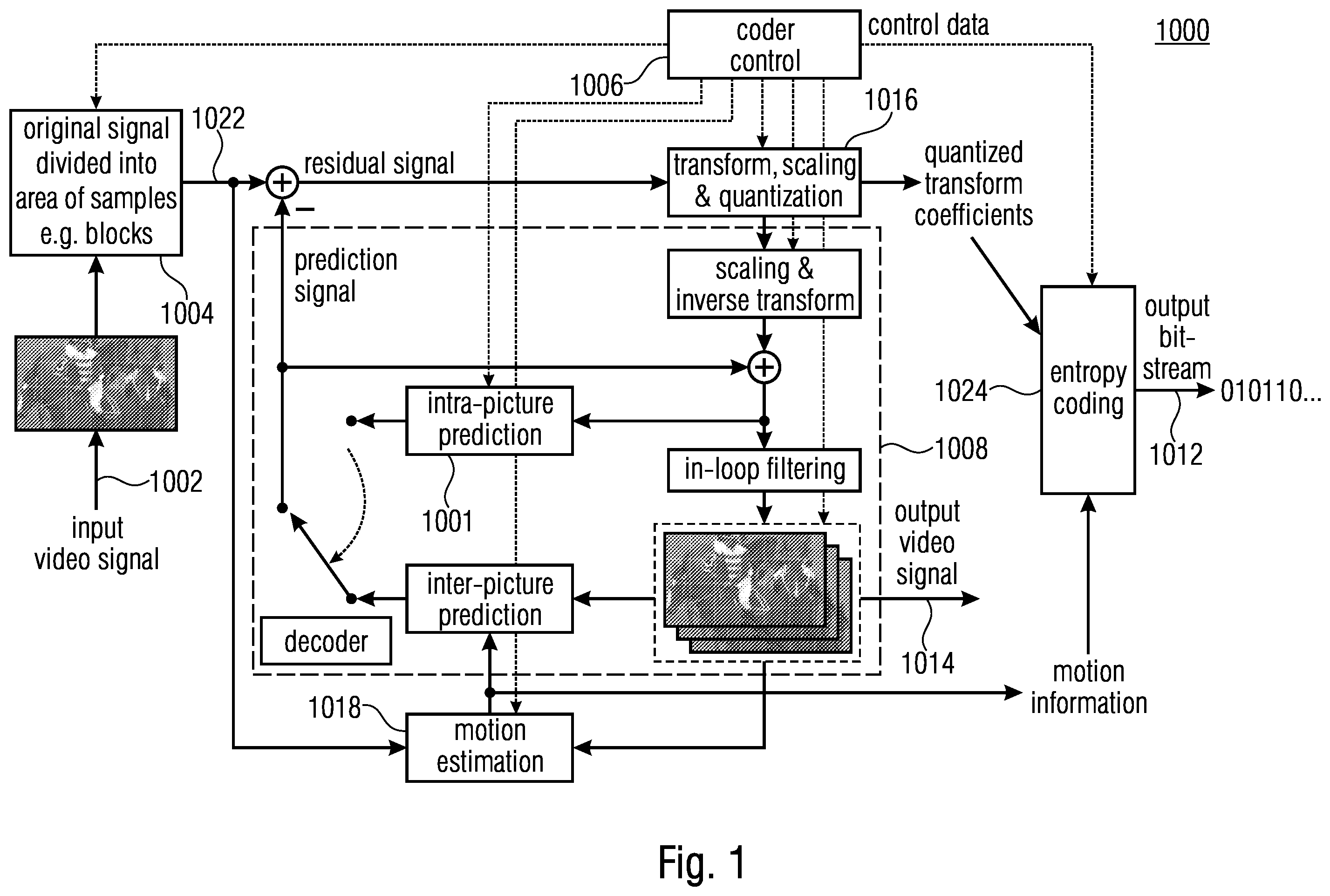 Patent US12348712 — Extended reference intra-picture prediction — Figure 1