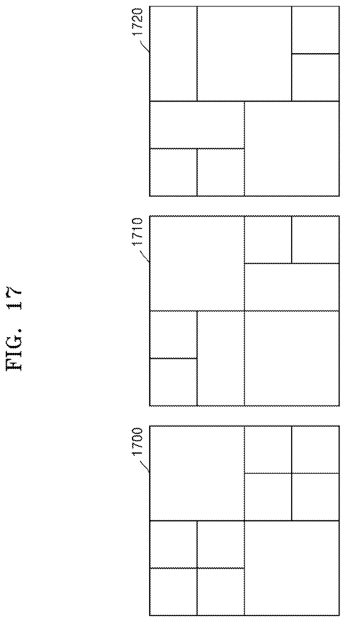 Patent US12348714 Figure 17 – Image encoding device and image decoding device using triangular prediction mode, and image encoding method and image decoding method performed thereby