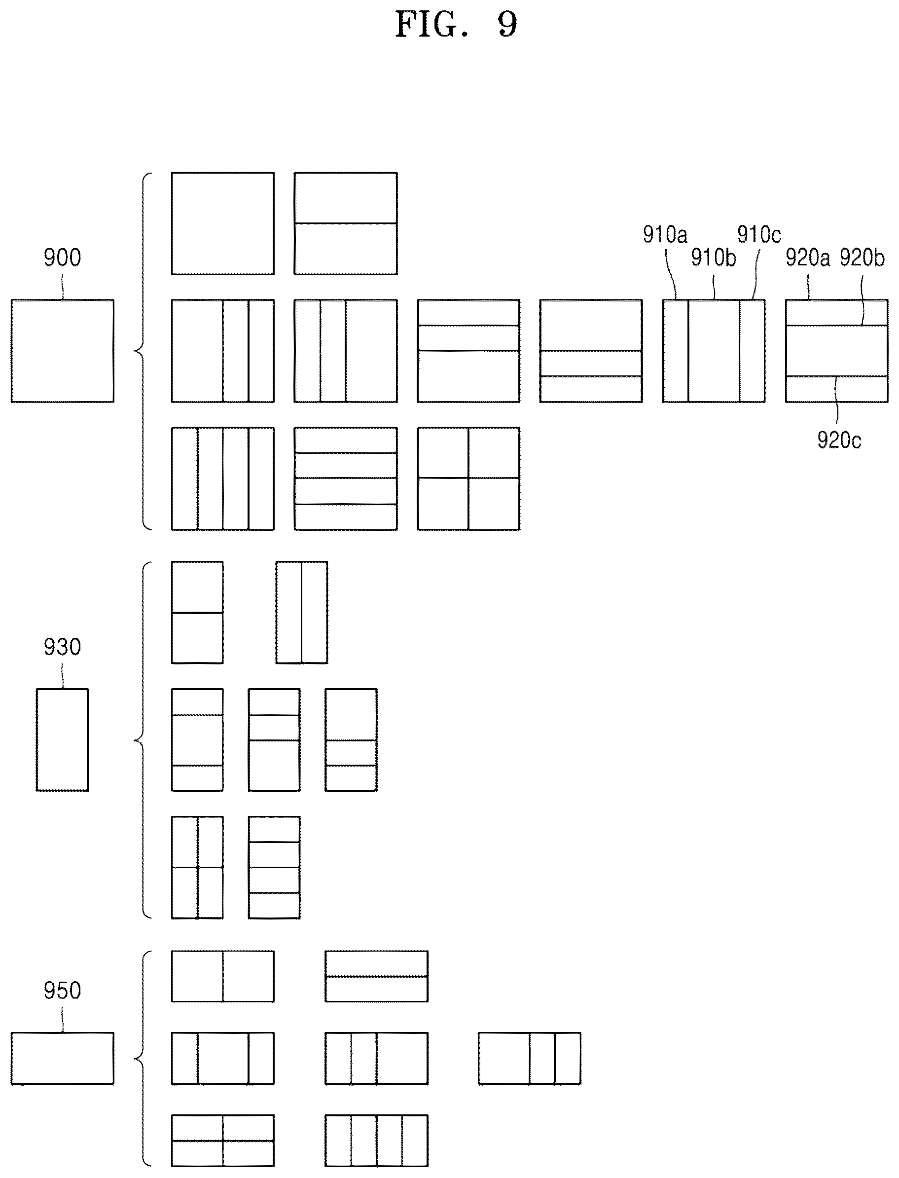 Patent US12348715 Figure 9 – Image encoding device and image decoding device using triangular prediction mode, and image encoding method and image decoding method performed thereby