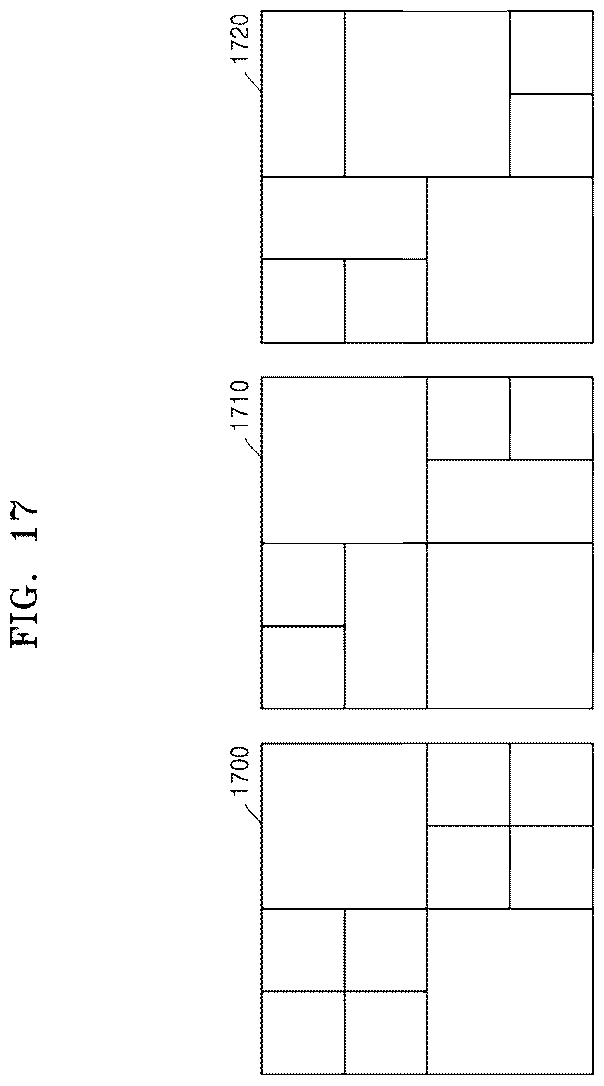 Patent US12348715 Figure 17 – Image encoding device and image decoding device using triangular prediction mode, and image encoding method and image decoding method performed thereby