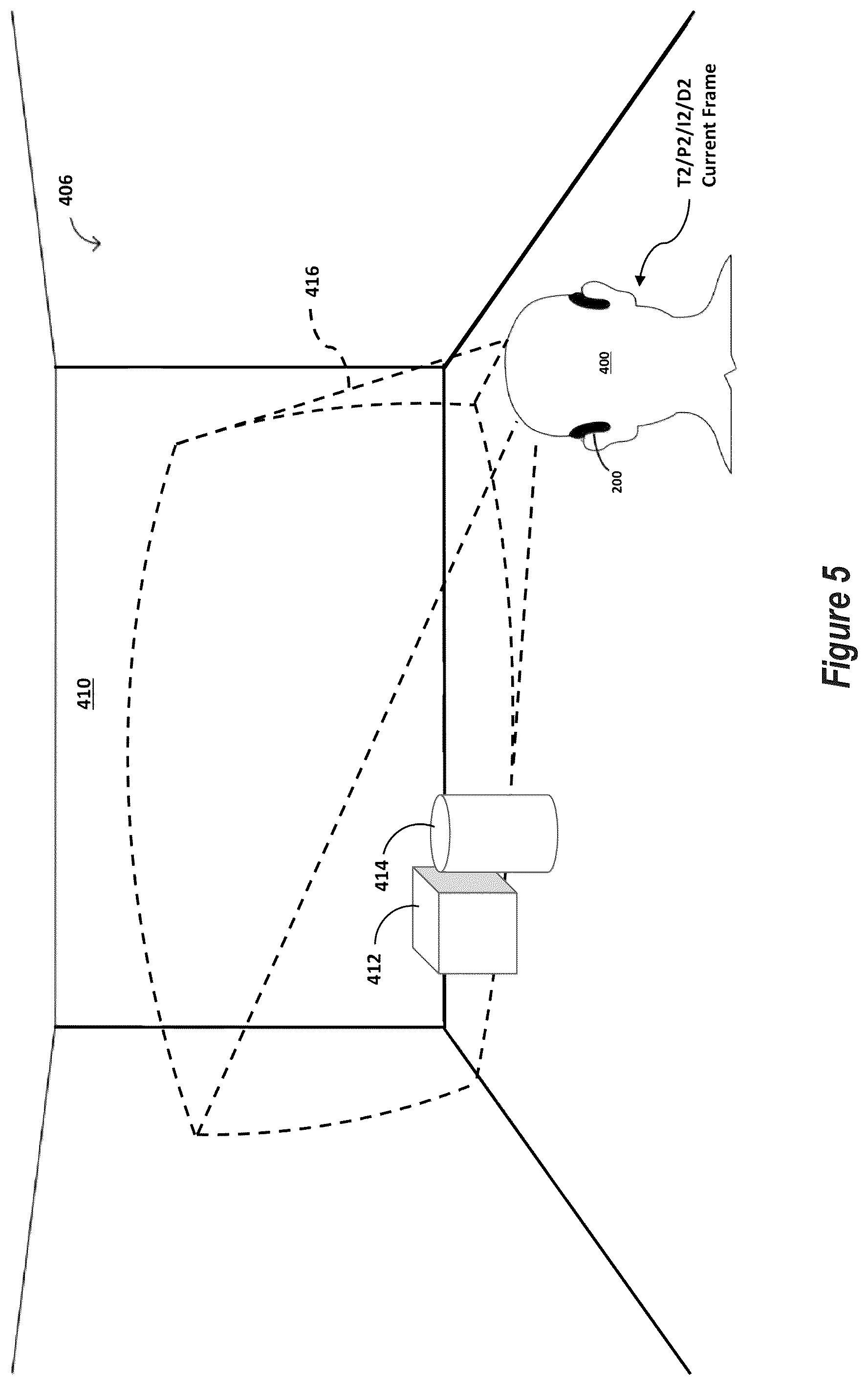 Patent US12348730 Figure 5 – Reprojecting holographic video to enhance streaming bandwidth/quality
