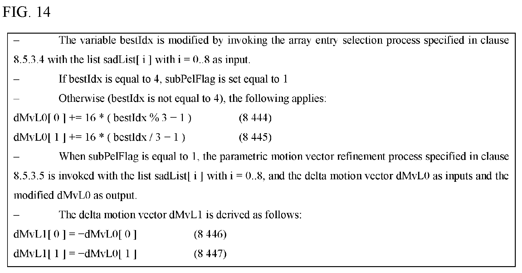Patent US12348731 Figure 14 – Inter-prediction method and device based on DMVR and BDOF
