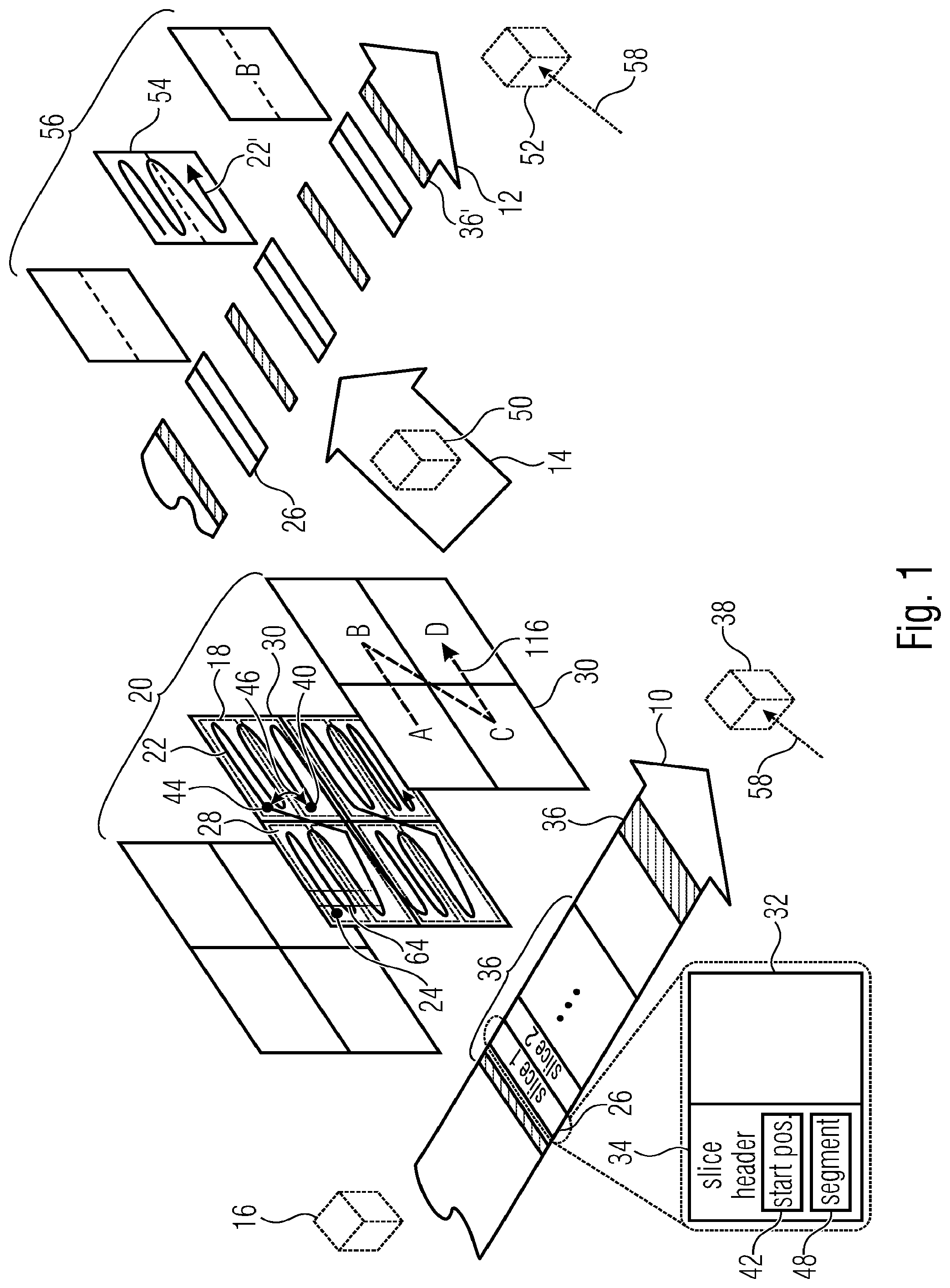 Patent US12348736 Figure 1 – Efficient sub-picture extraction