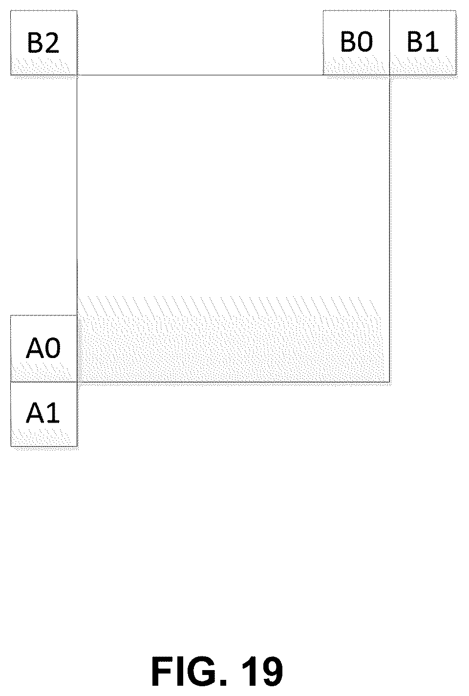Patent US12348738 Figure 19 – Multiple hypothesis for sub-block prediction blocks