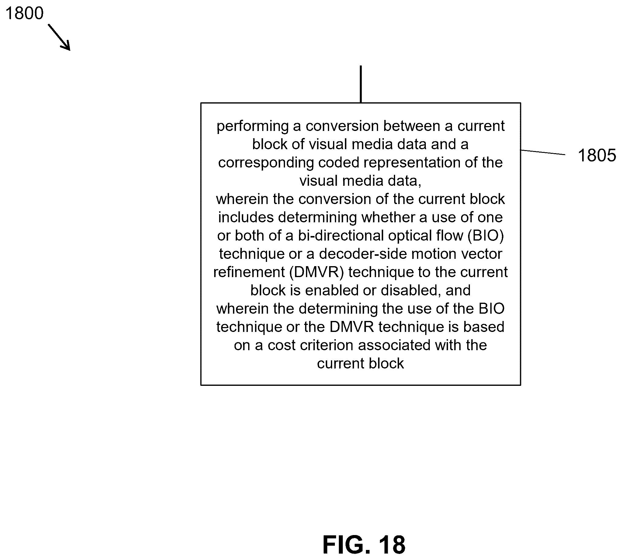 Patent US12348760 Figure 18 – Coding and decoding of video coding modes