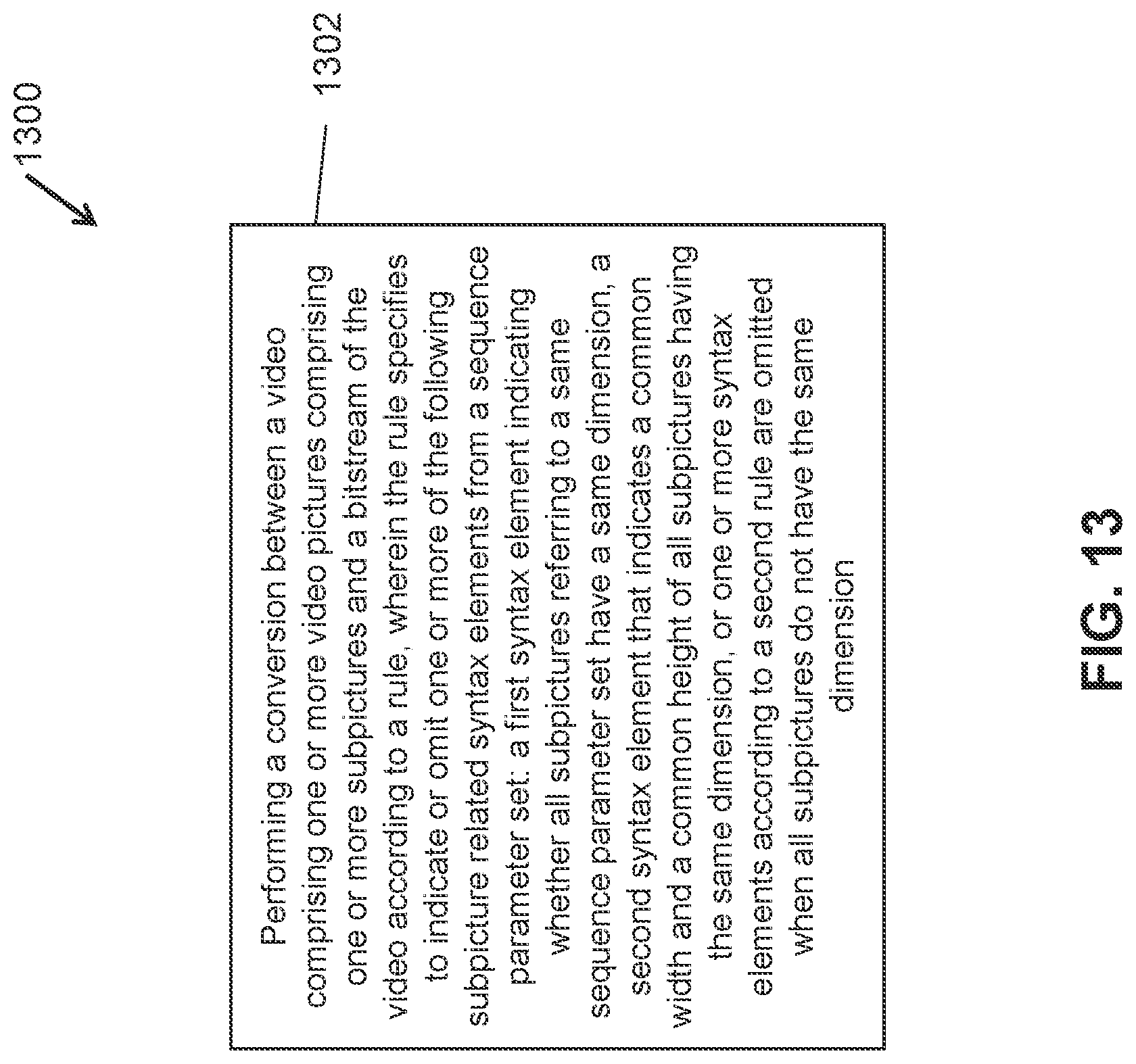 Patent US12348779 Figure 13 – Using subpictures and tiles in video coding