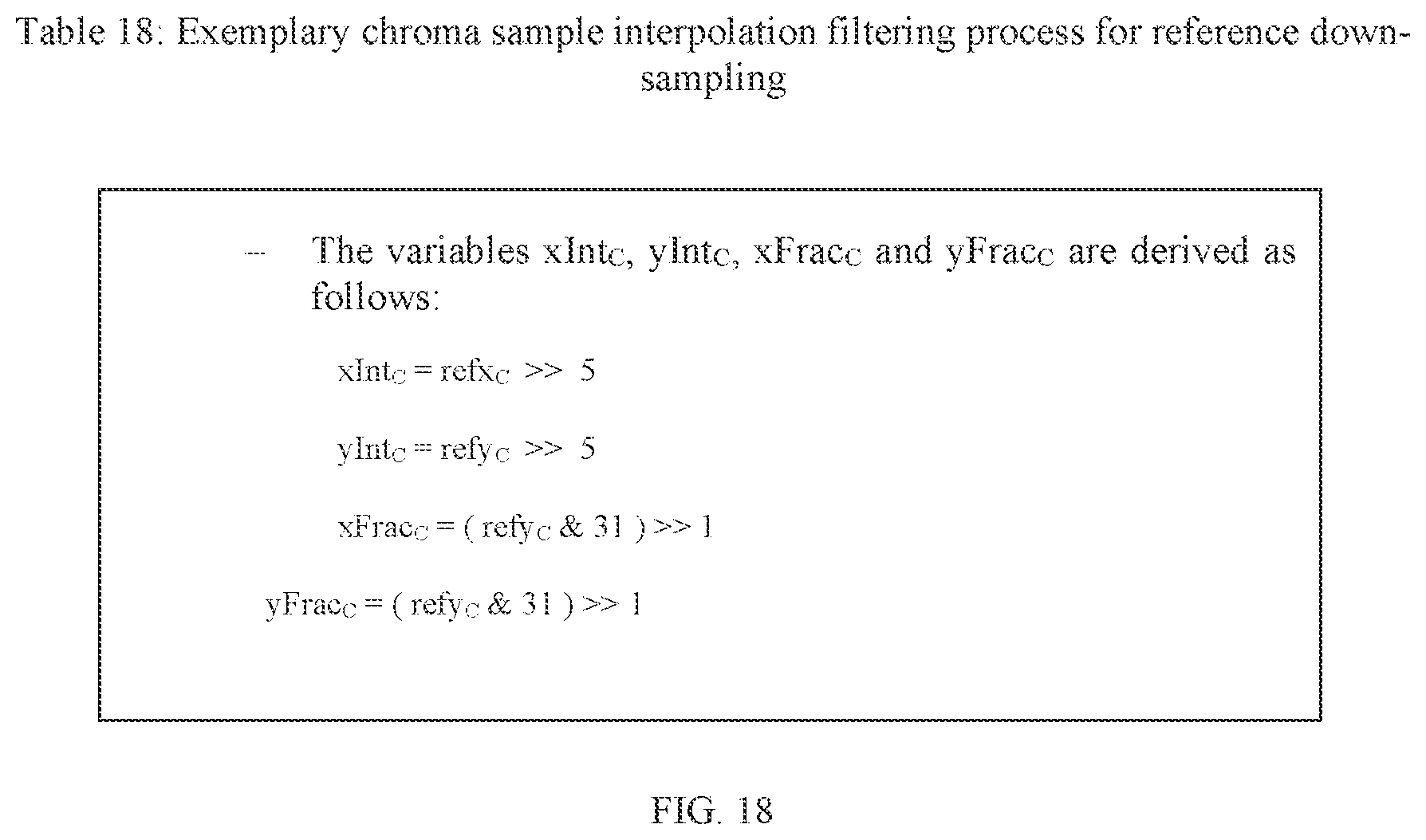 Patent US12348785 Figure 20 – Filters for motion compensation interpolation with reference down-sampling