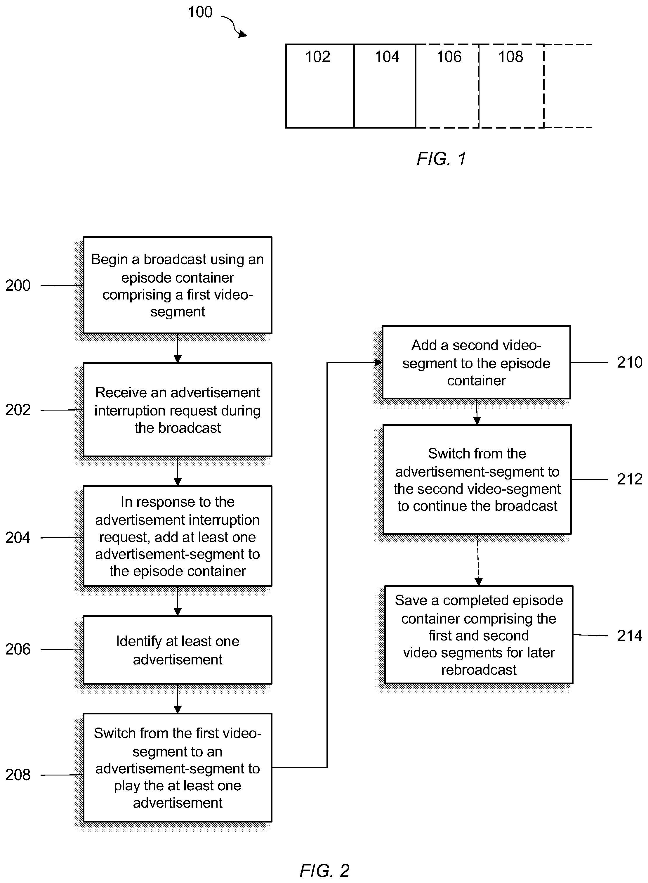Patent US12348808 Figure 1 – Systems and methods of managing video and ad segments in a live stream