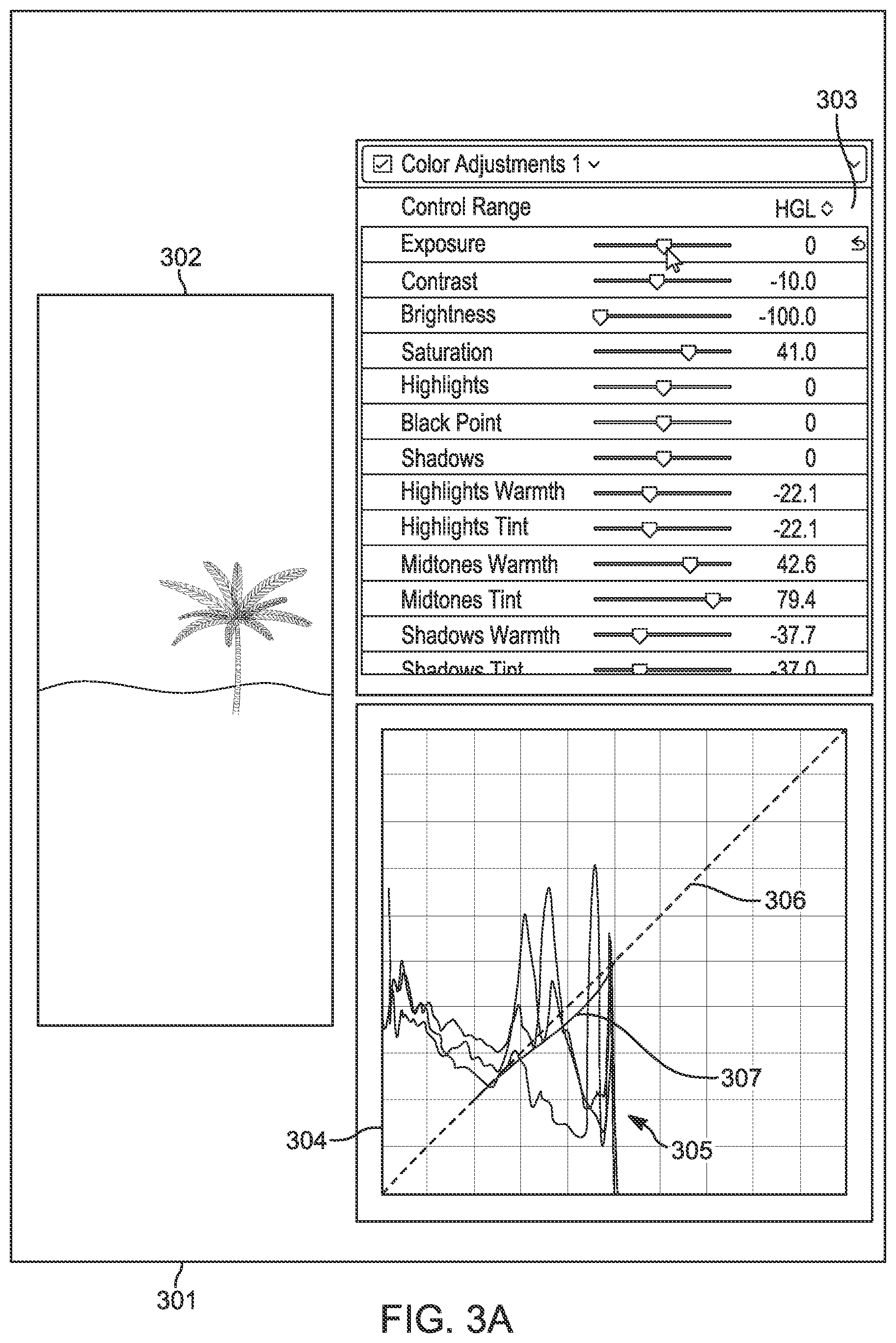 Patent US12348812 Figure 3 – Color management technologies in video editing application