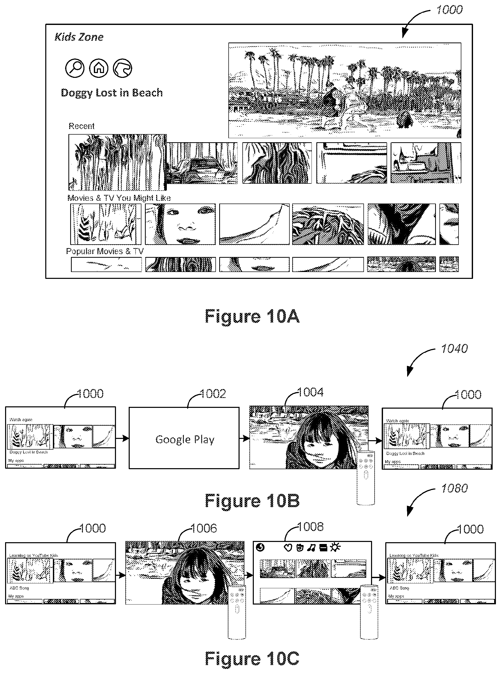Patent US12348827 Figure 10 – Network-connected television devices with knowledge-based media content recommendations and unified user interfaces that present upcoming media content