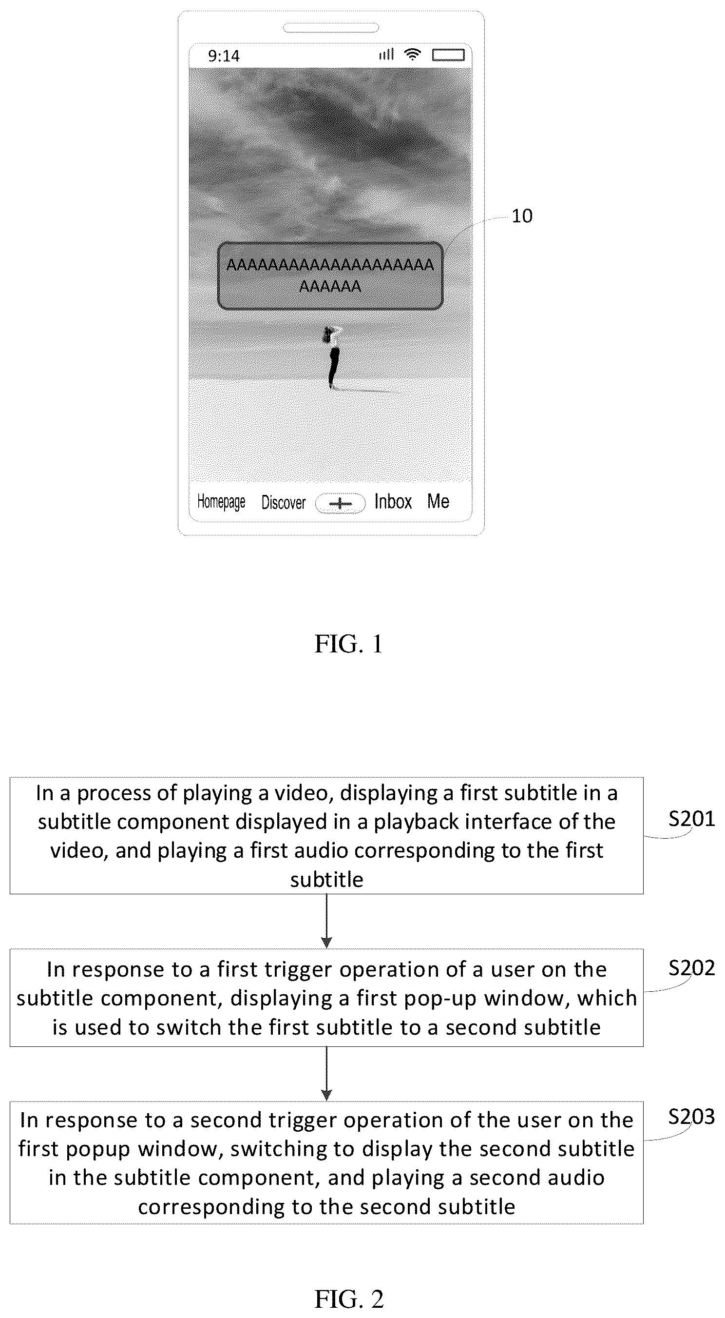 Patent US12348830 Figure 1 – Video playback method and device for setting a subtitle and audio language