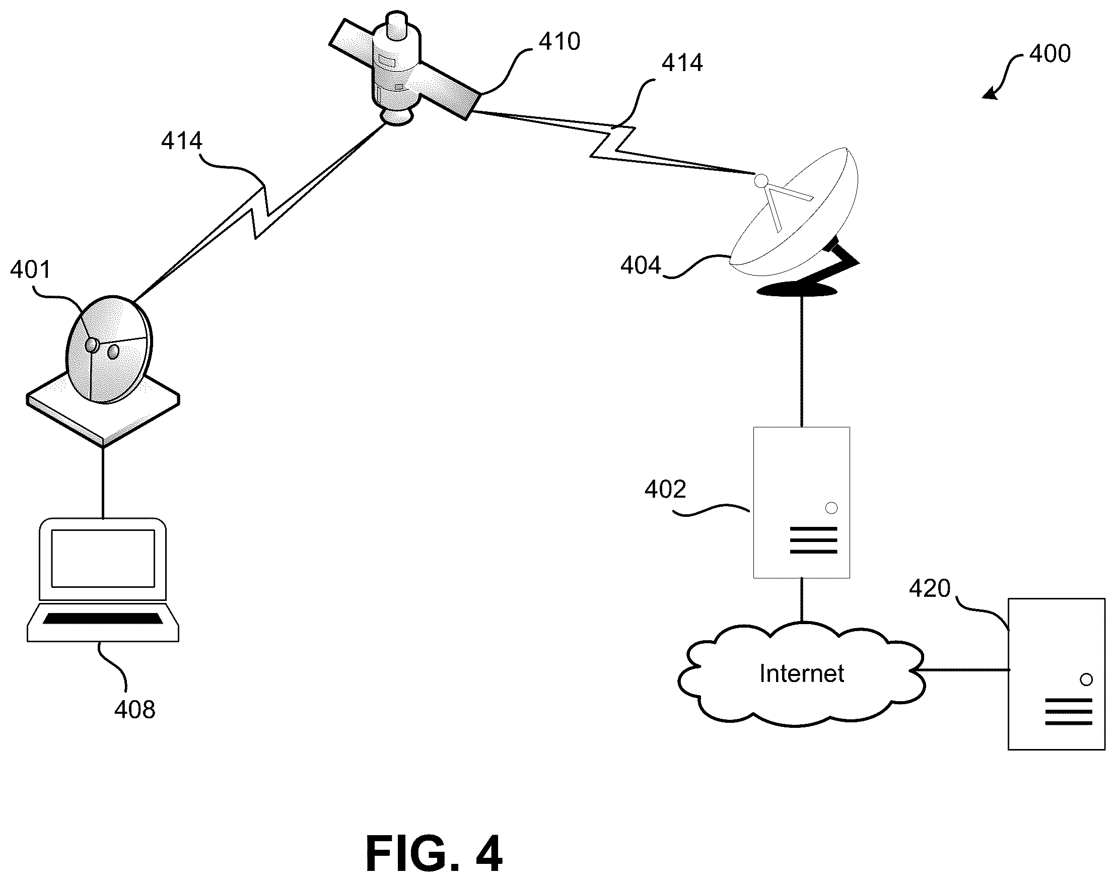 Patent US12348833 Figure 4 – Secure satellite-based content preloading