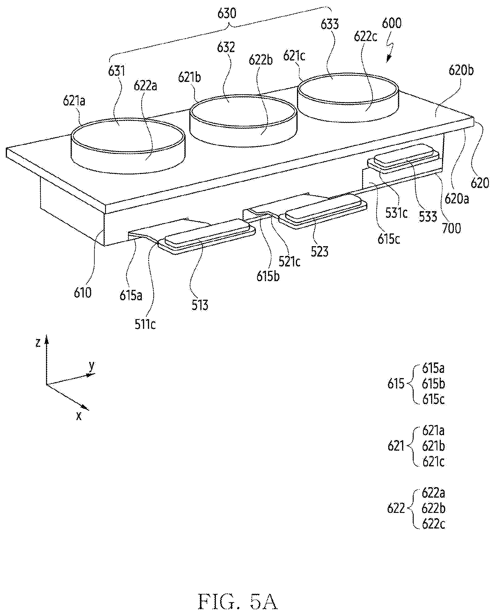 Patent US12348844 Figure 5 – Electronic device including structure for supporting camera module