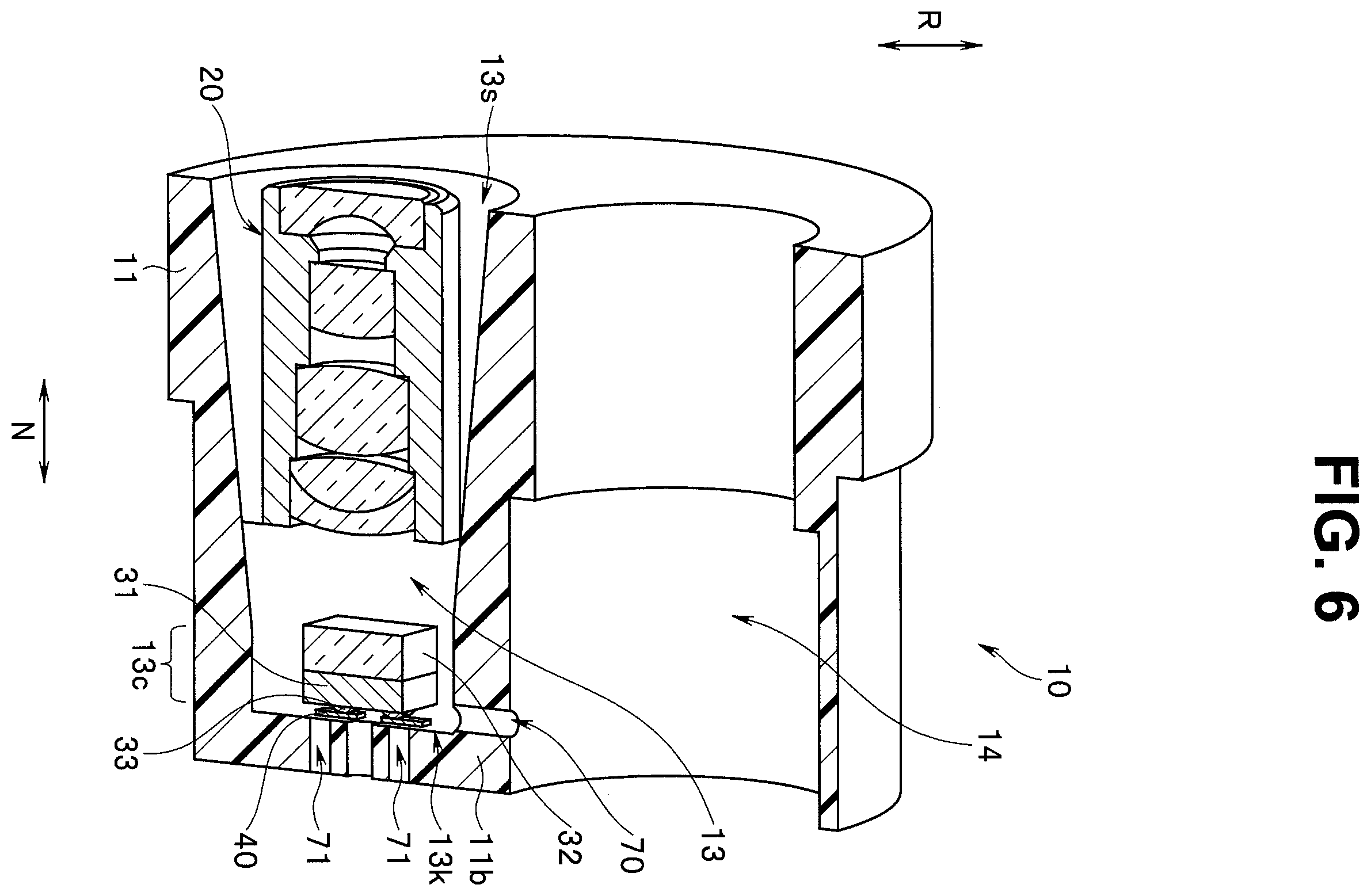 Patent US12348848 Figure 6 – Image pickup unit and insertion instrument