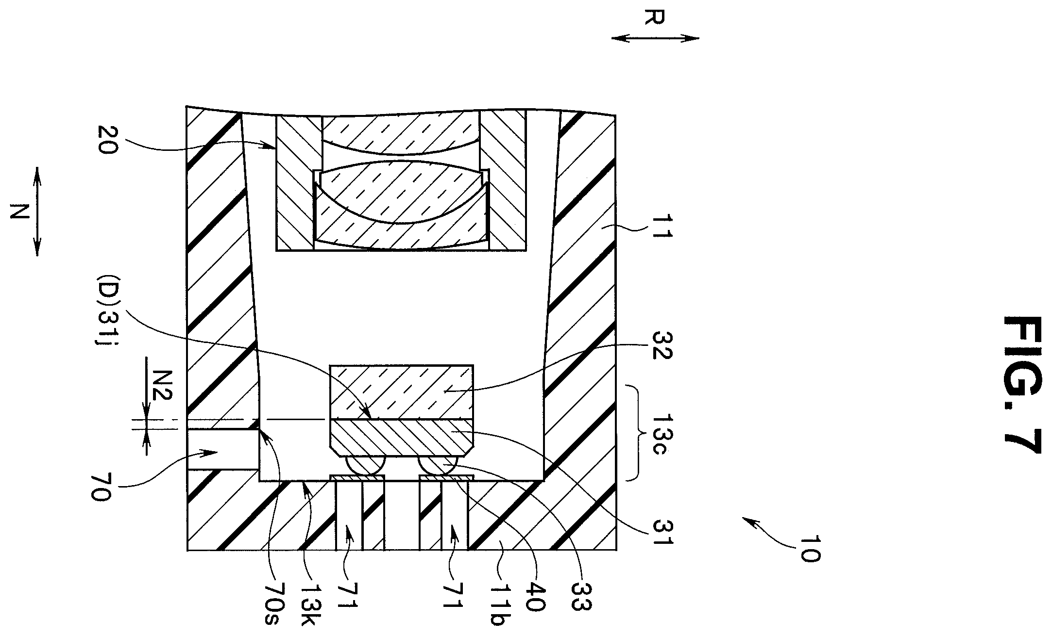Patent US12348848 Figure 7 – Image pickup unit and insertion instrument