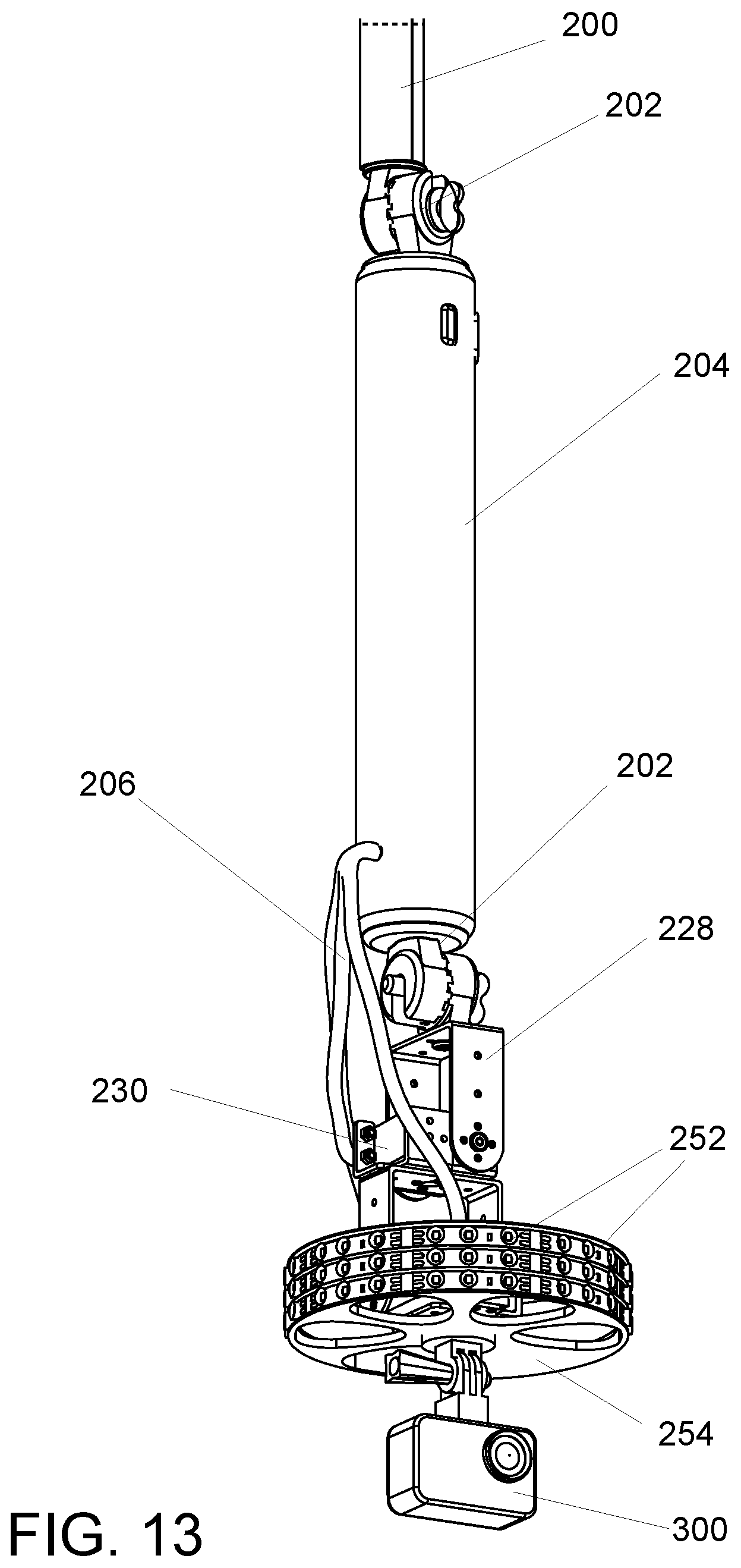 Patent US12348849 Figure 13 – Stabalized electrical manhole inspection tool
