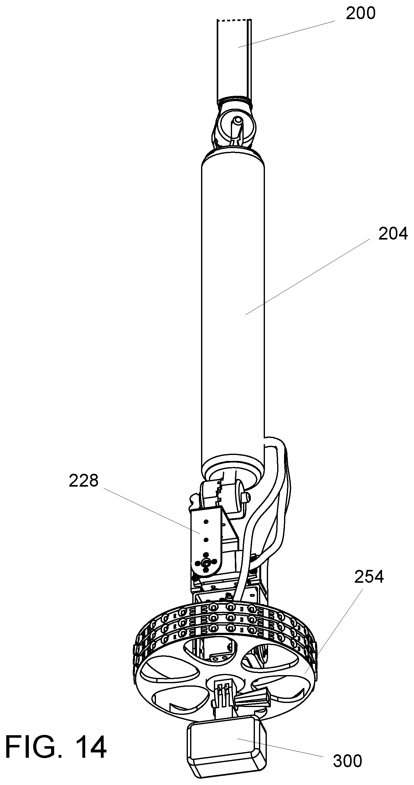 Patent US12348849 Figure 14 – Stabalized electrical manhole inspection tool