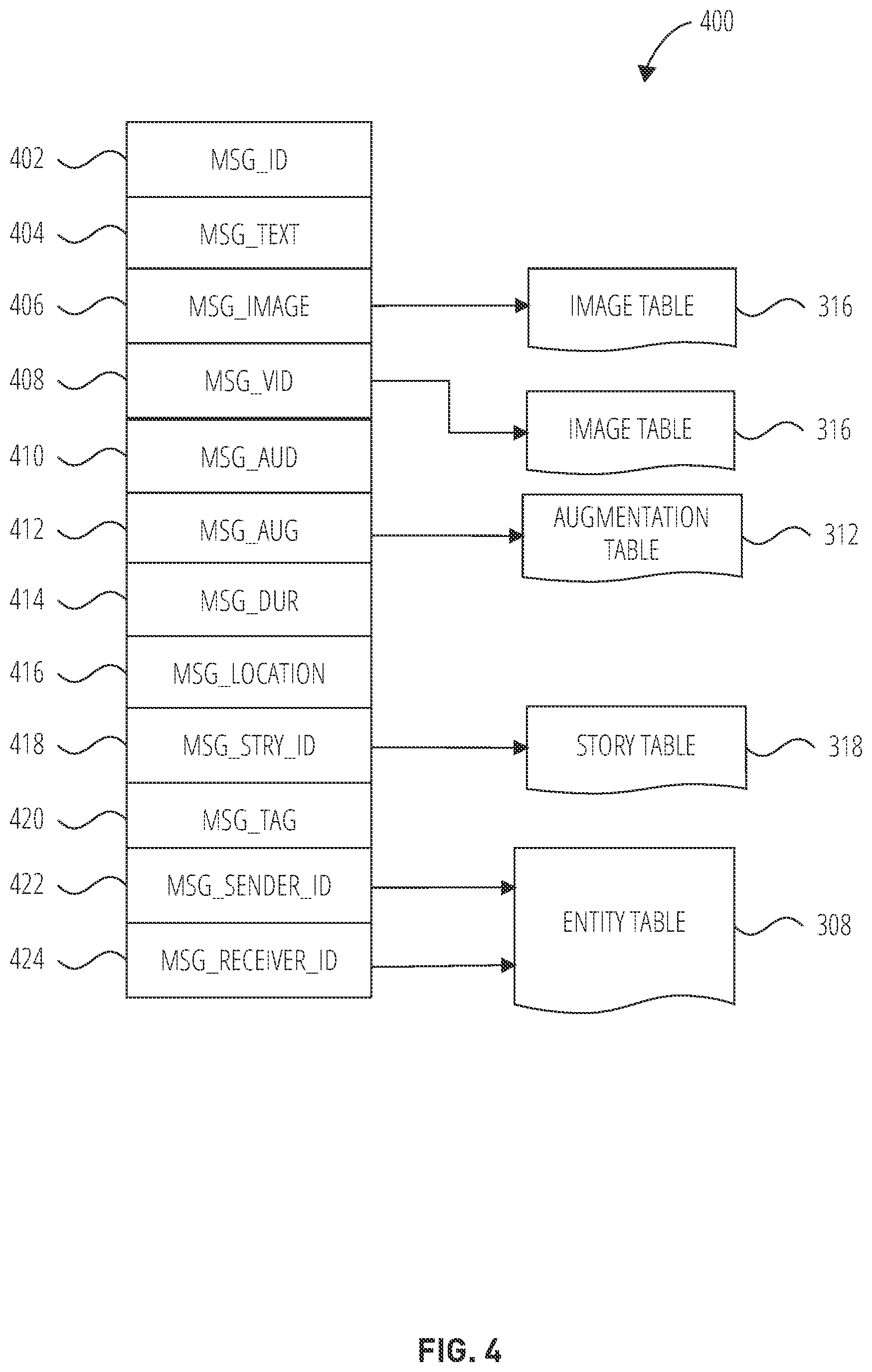 Patent US12348855 Figure 4 – Providing draggable shutter button during video recording