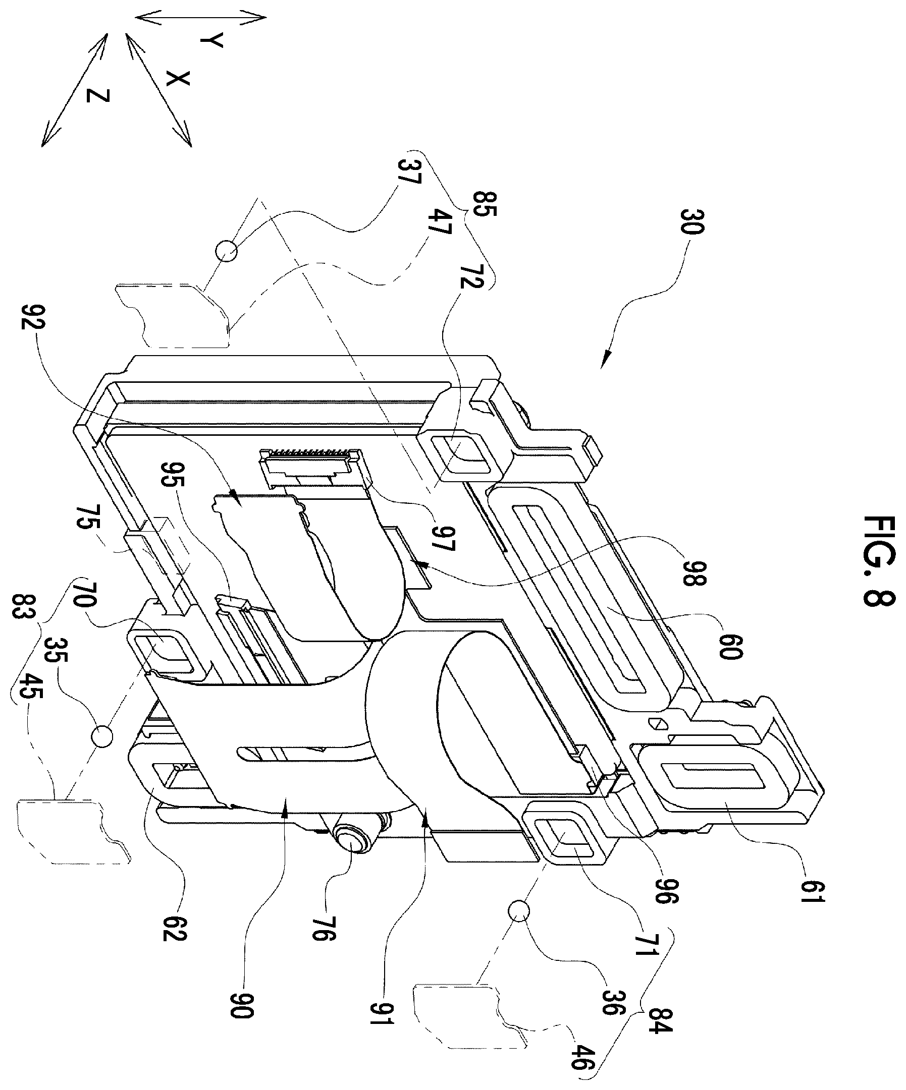 Patent US12348867 Figure 8 – Imaging device