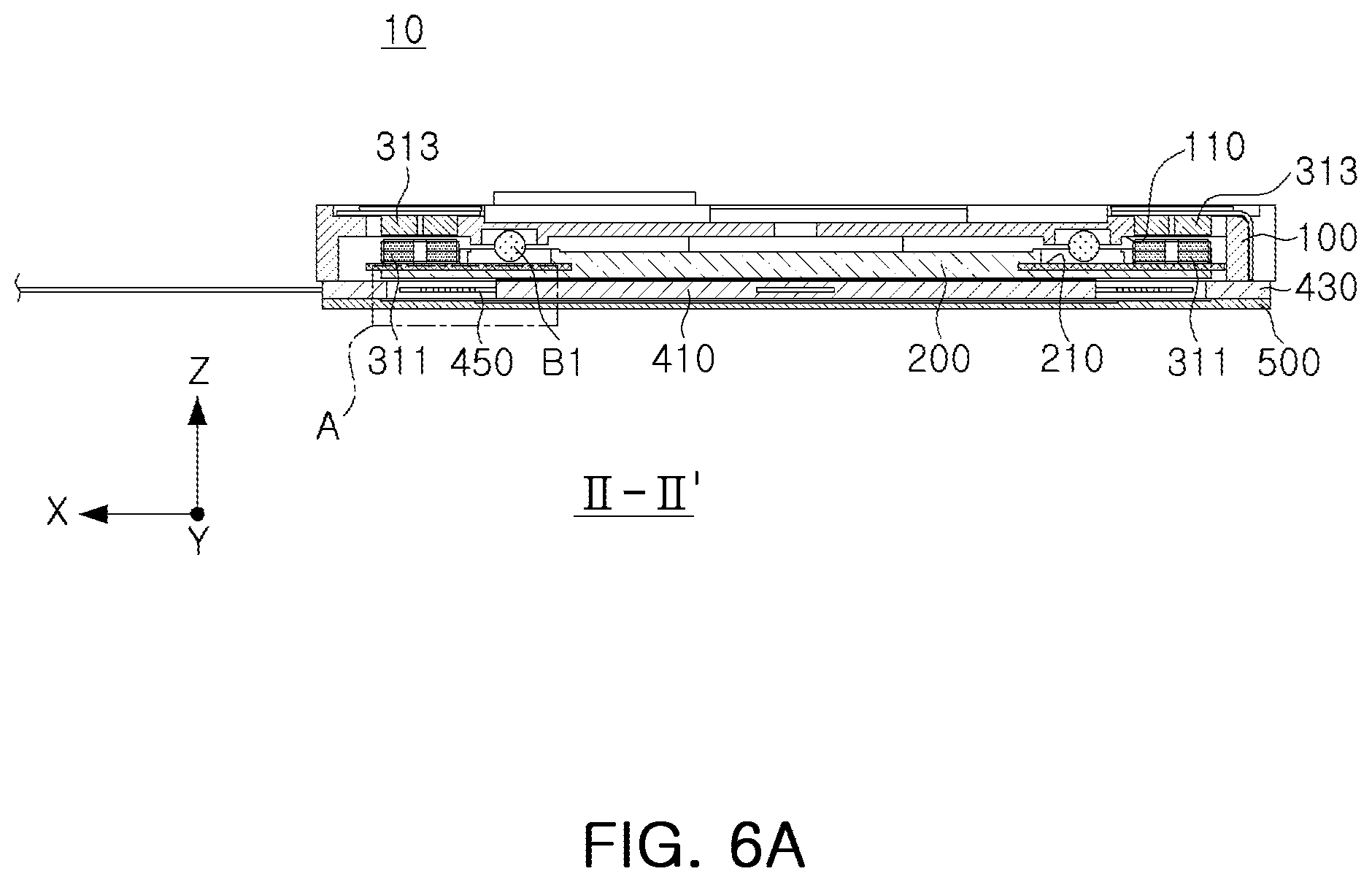 Patent US12348868 Figure 6 – Camera module actuator for optical image stabilization with movable image sensor