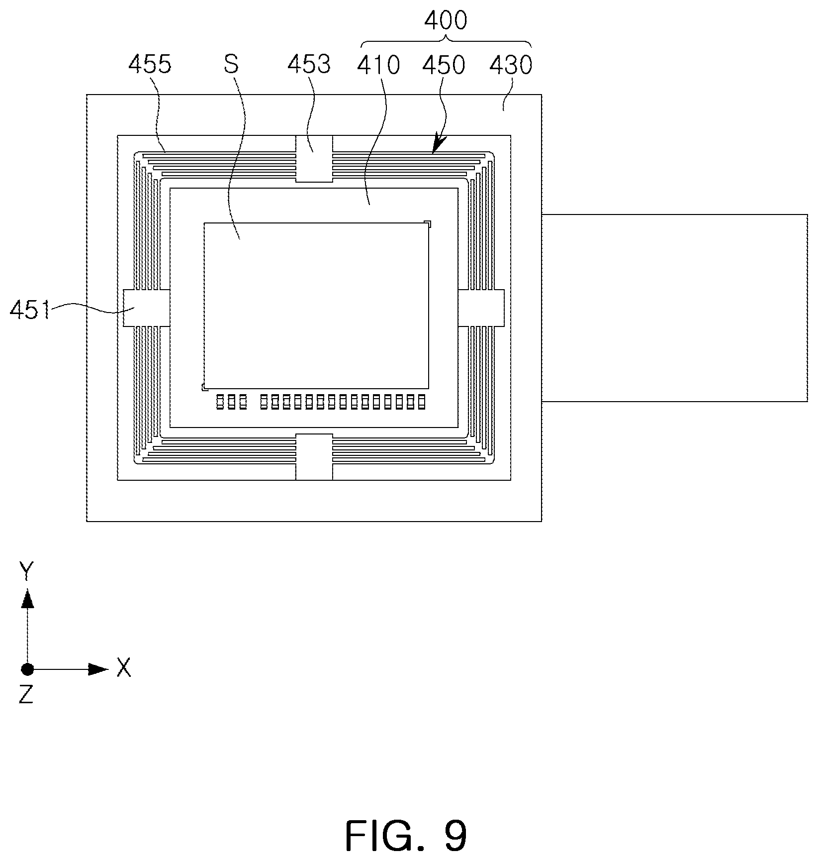 Patent US12348868 Figure 11 – Camera module actuator for optical image stabilization with movable image sensor