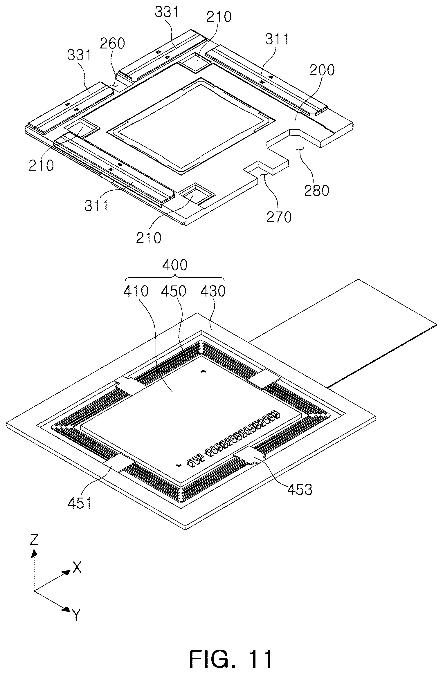 Patent US12348868 Figure 13 – Camera module actuator for optical image stabilization with movable image sensor