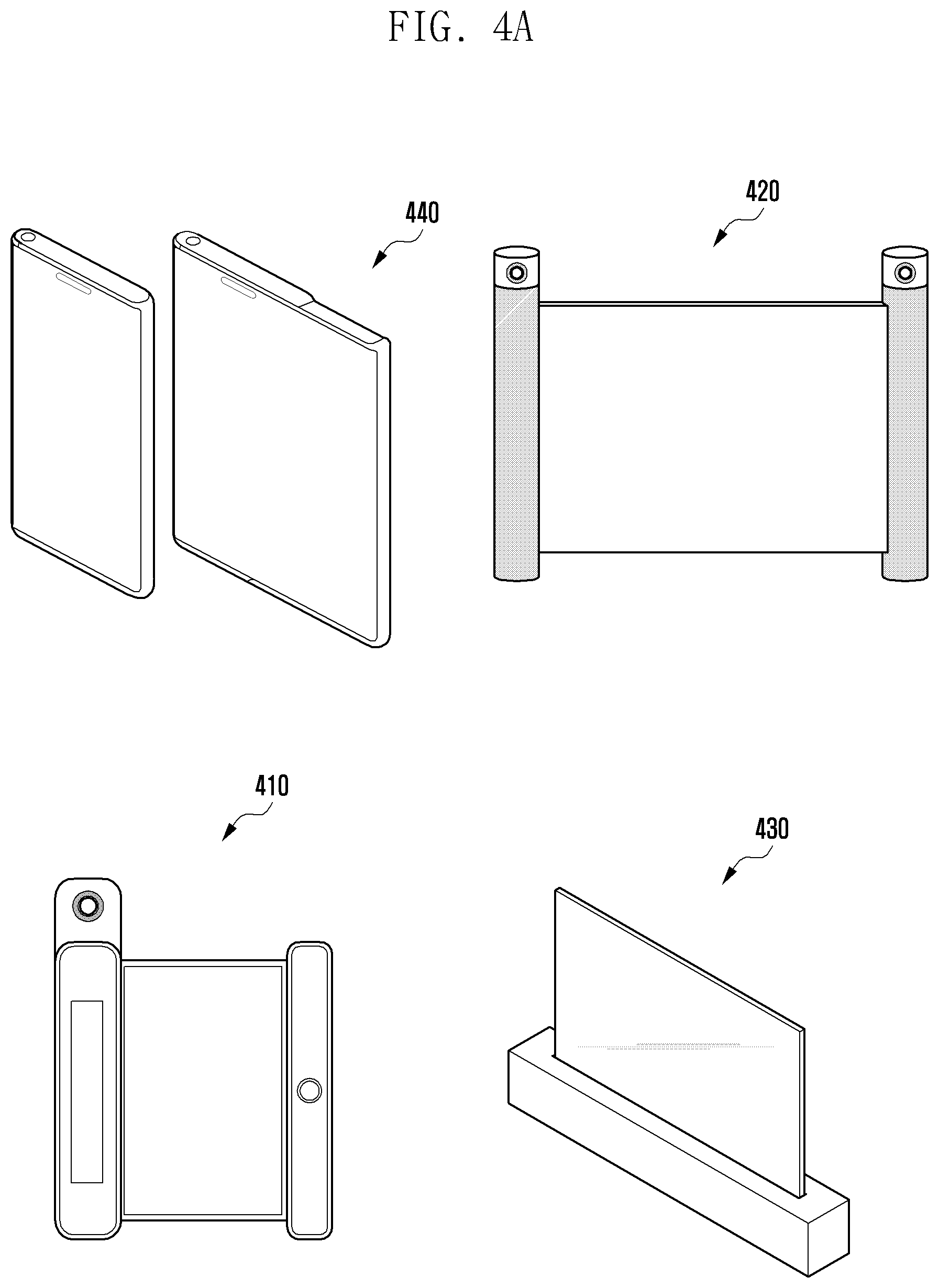 Patent US12348871 Figure 4 – Electronic device having flexible display, and camera module control method therefor
