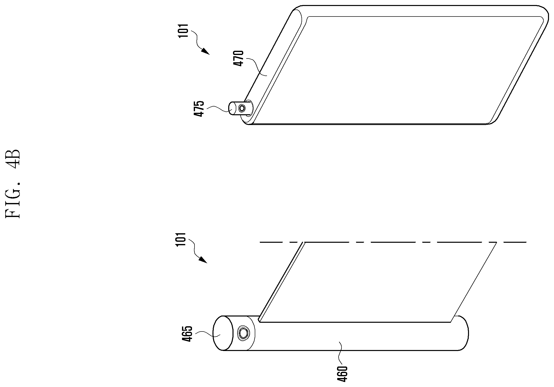 Patent US12348871 Figure 5 – Electronic device having flexible display, and camera module control method therefor