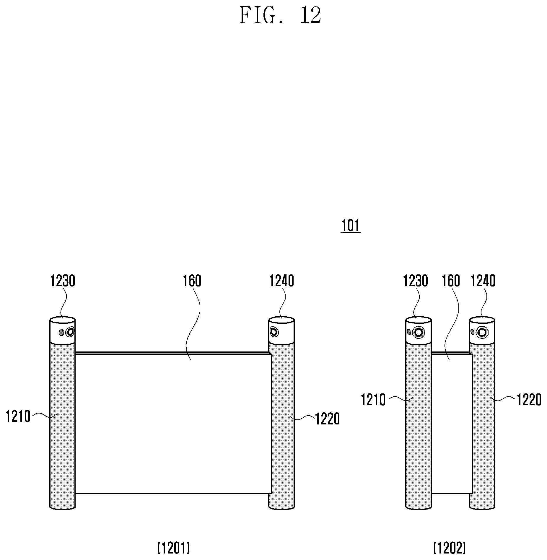 Patent US12348871 Figure 14 – Electronic device having flexible display, and camera module control method therefor
