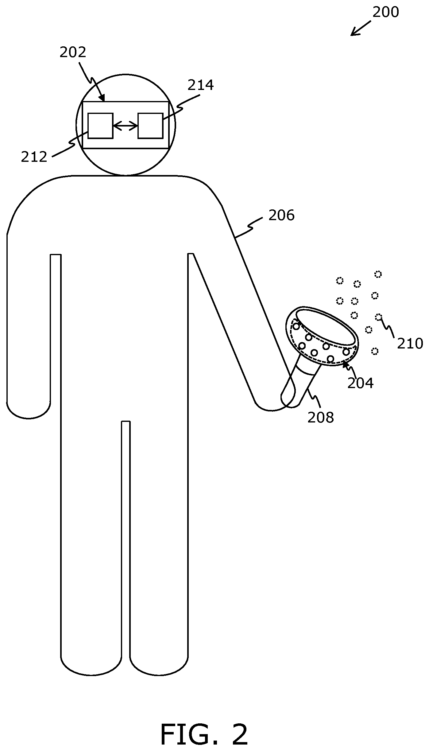Patent US12348876 Figure 2 – Head mounted device and tracking method
