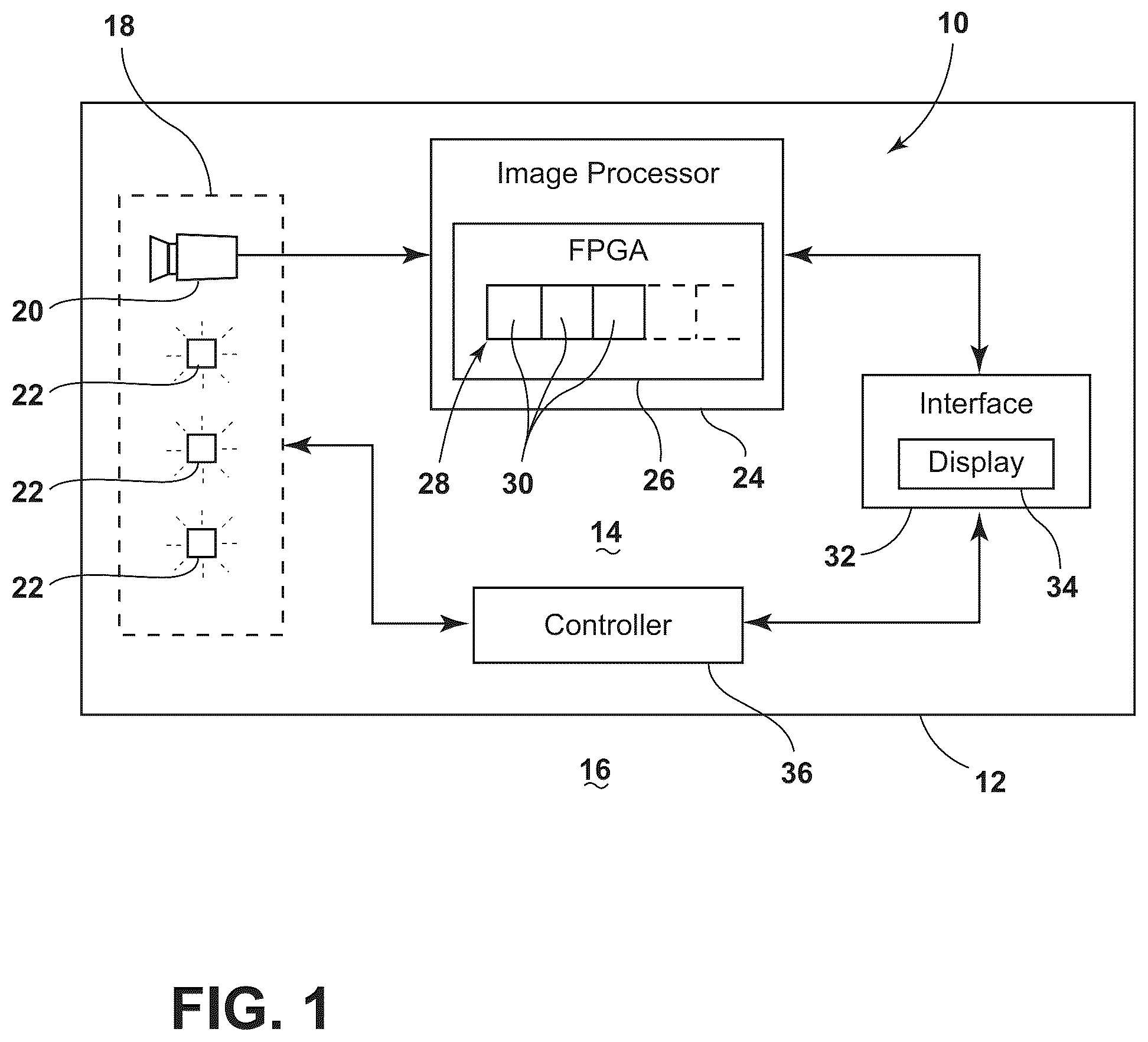 Patent US12348885 Figure 1 – Image processing for pixel correction