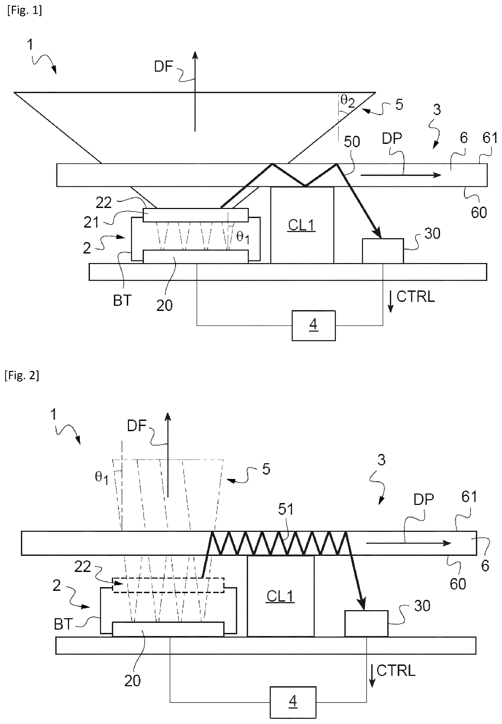 Patent US12348886 Figure 1 – Lighting device and imaging device comprising such a lighting device