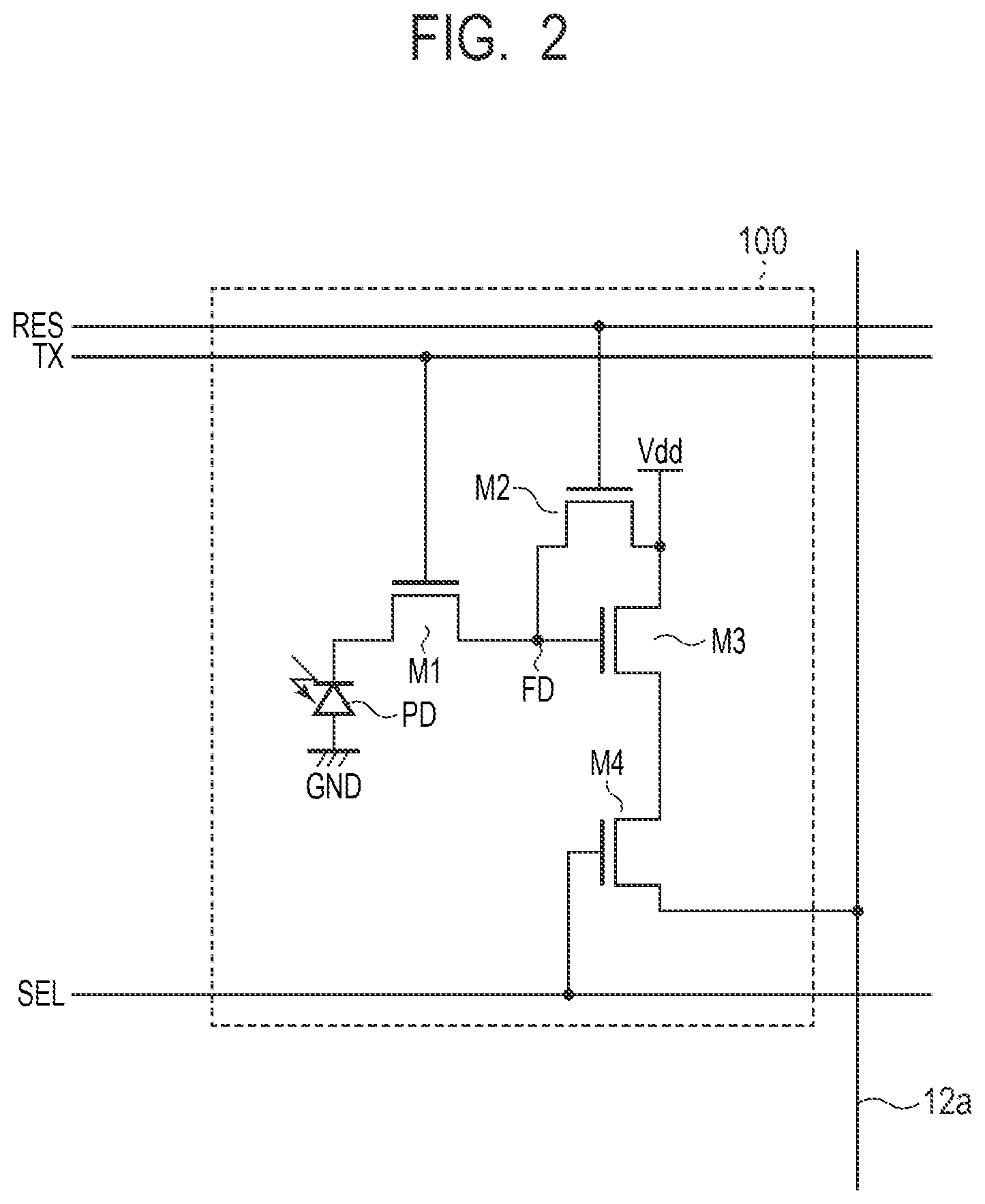 Patent US12348887 Figure 2 – Photoelectric conversion device