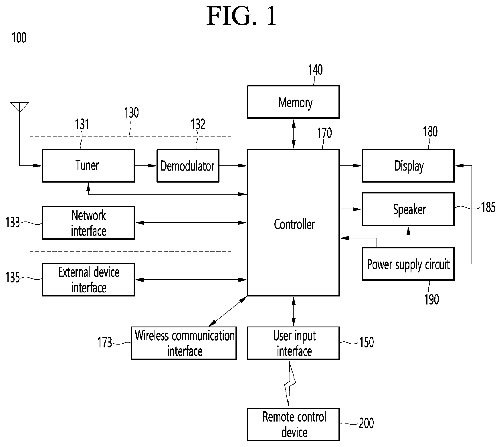 Patent US12348892 Figure 1 – Display device and system
