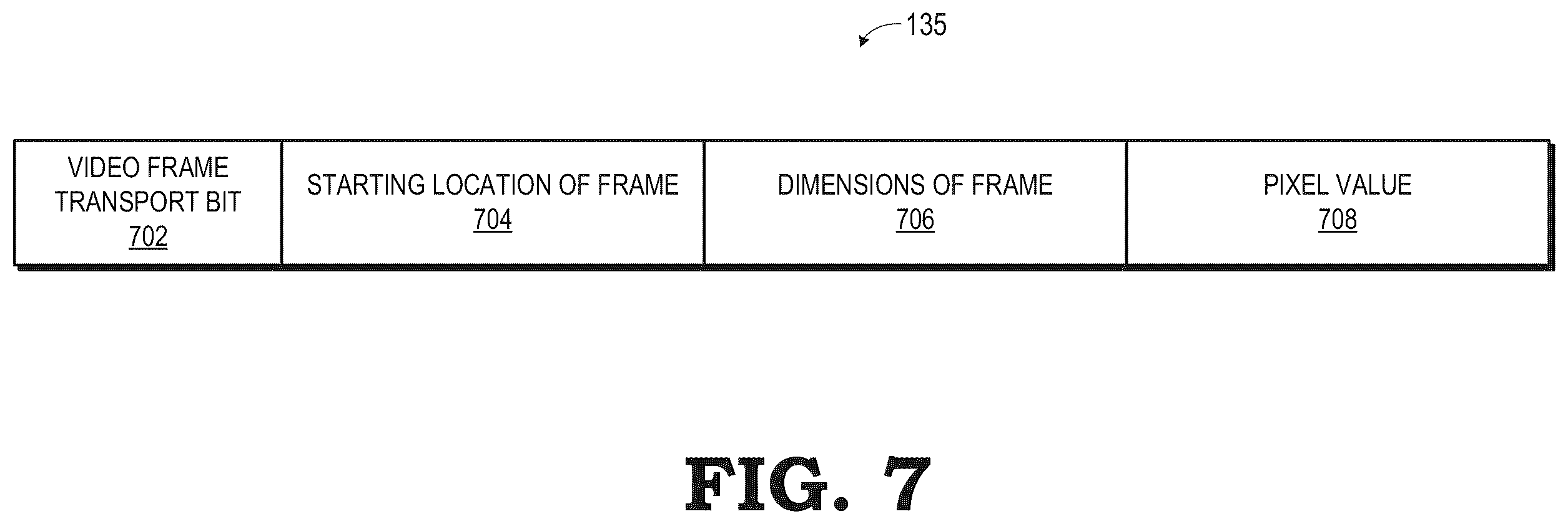 Patent US12348895 Figure 6 – Video frame transport