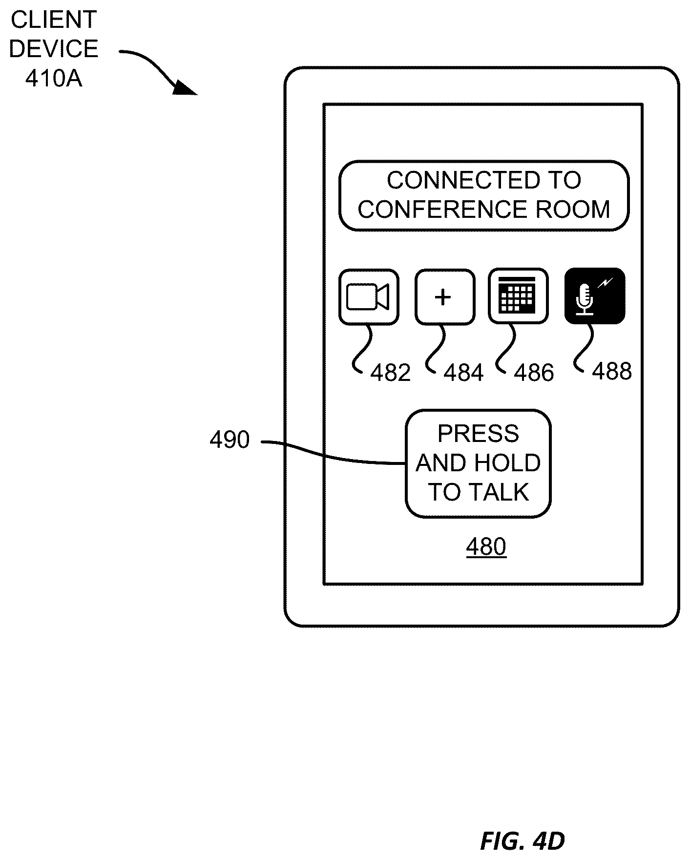 Patent US12348899 Figure 8 – Ad hoc client audio device support for virtual conferences