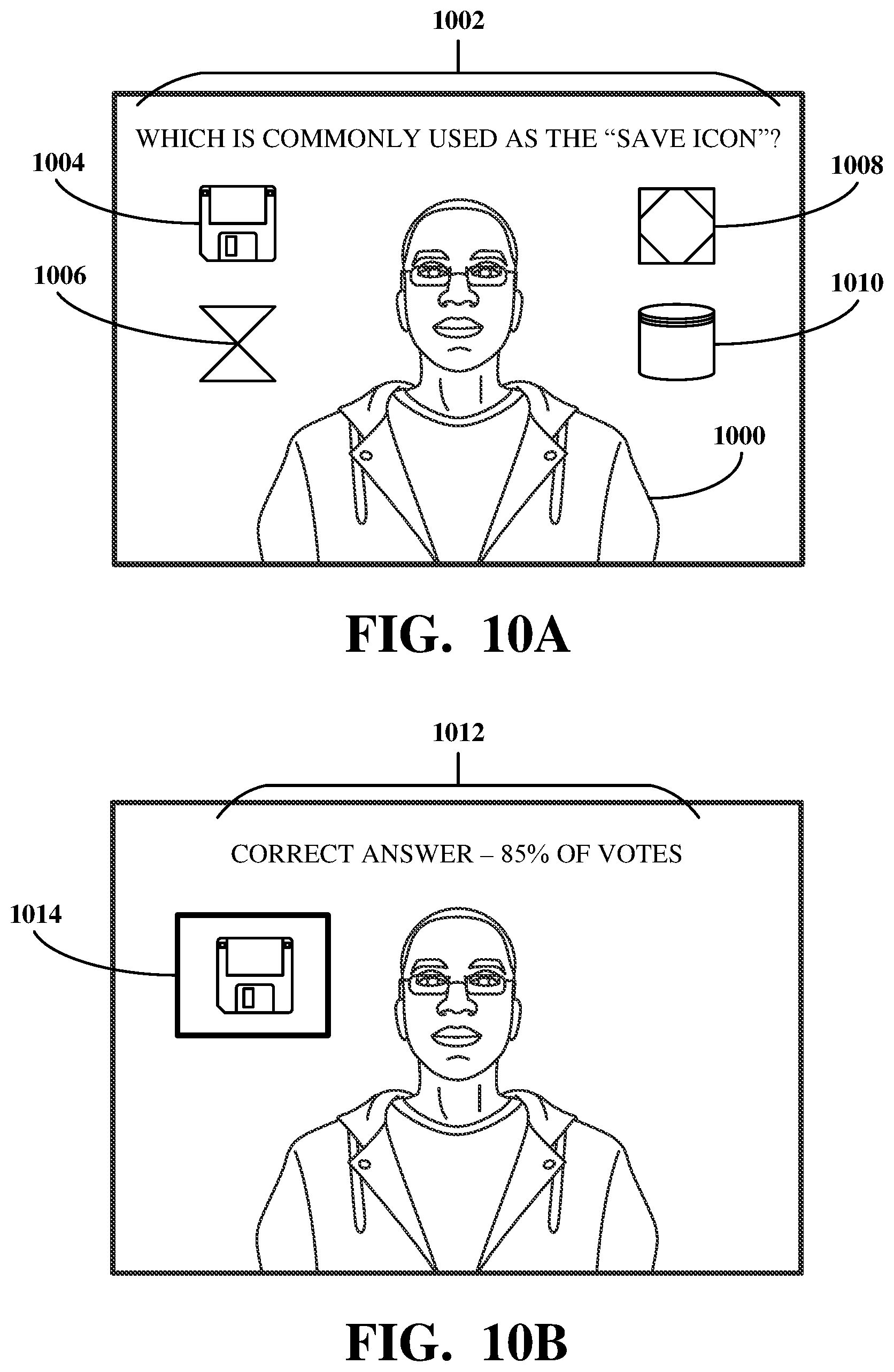Patent US12348901 Figure 10 – Outputting information associated with an interacted object depicted within a video stream