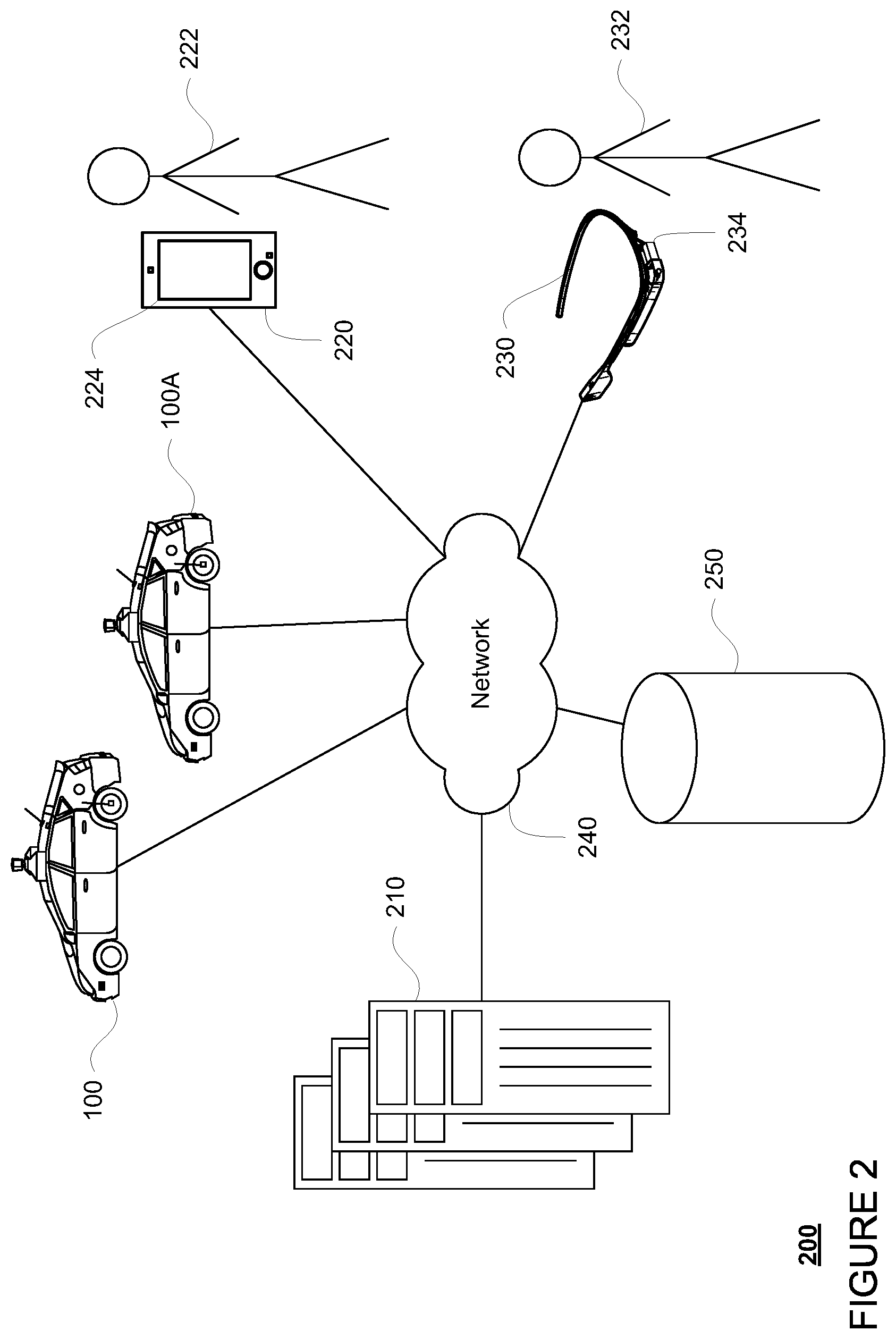 Patent US12348907 Figure 2 – Augmented reality display to preserve user privacy