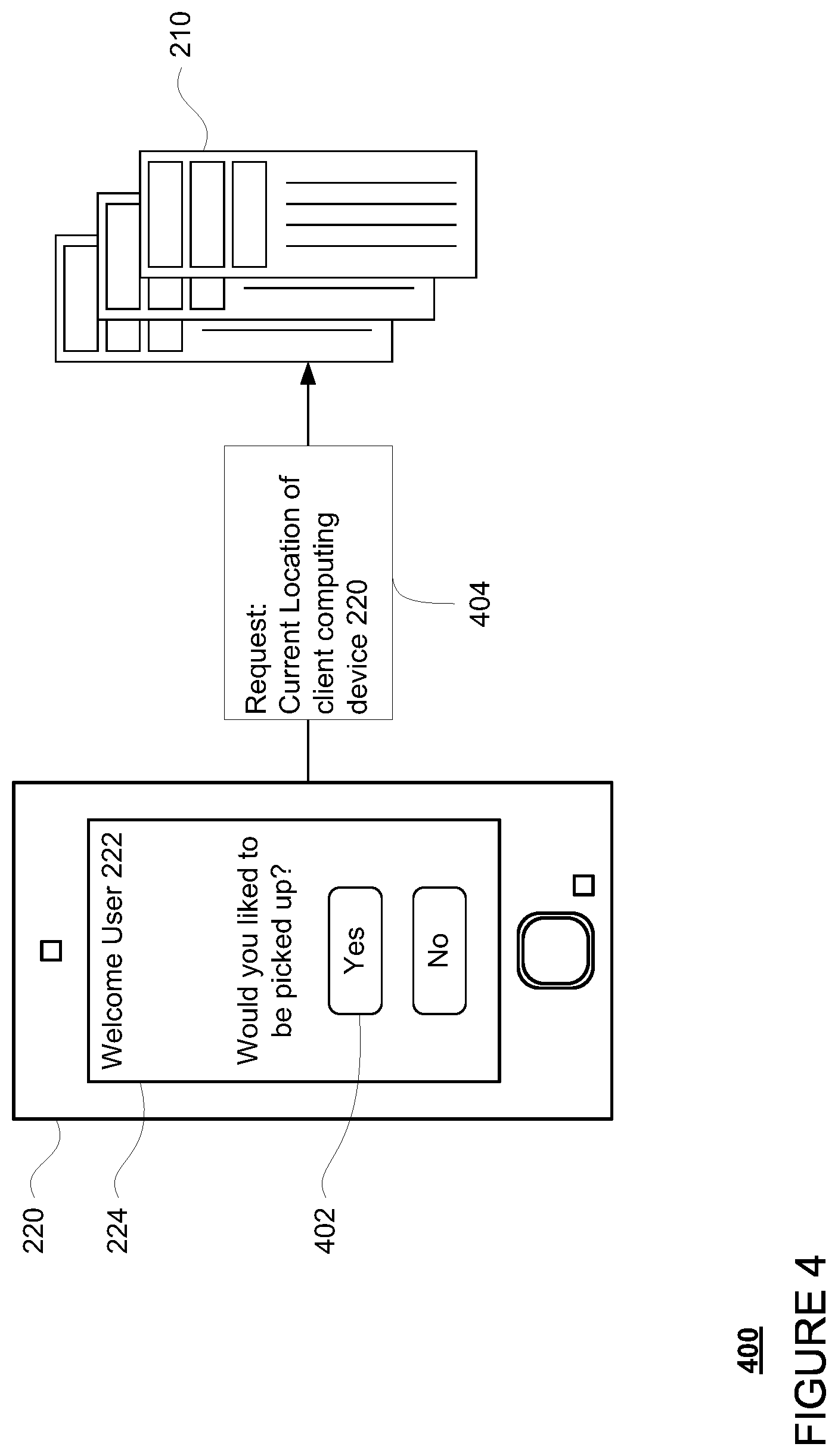Patent US12348907 Figure 4 – Augmented reality display to preserve user privacy