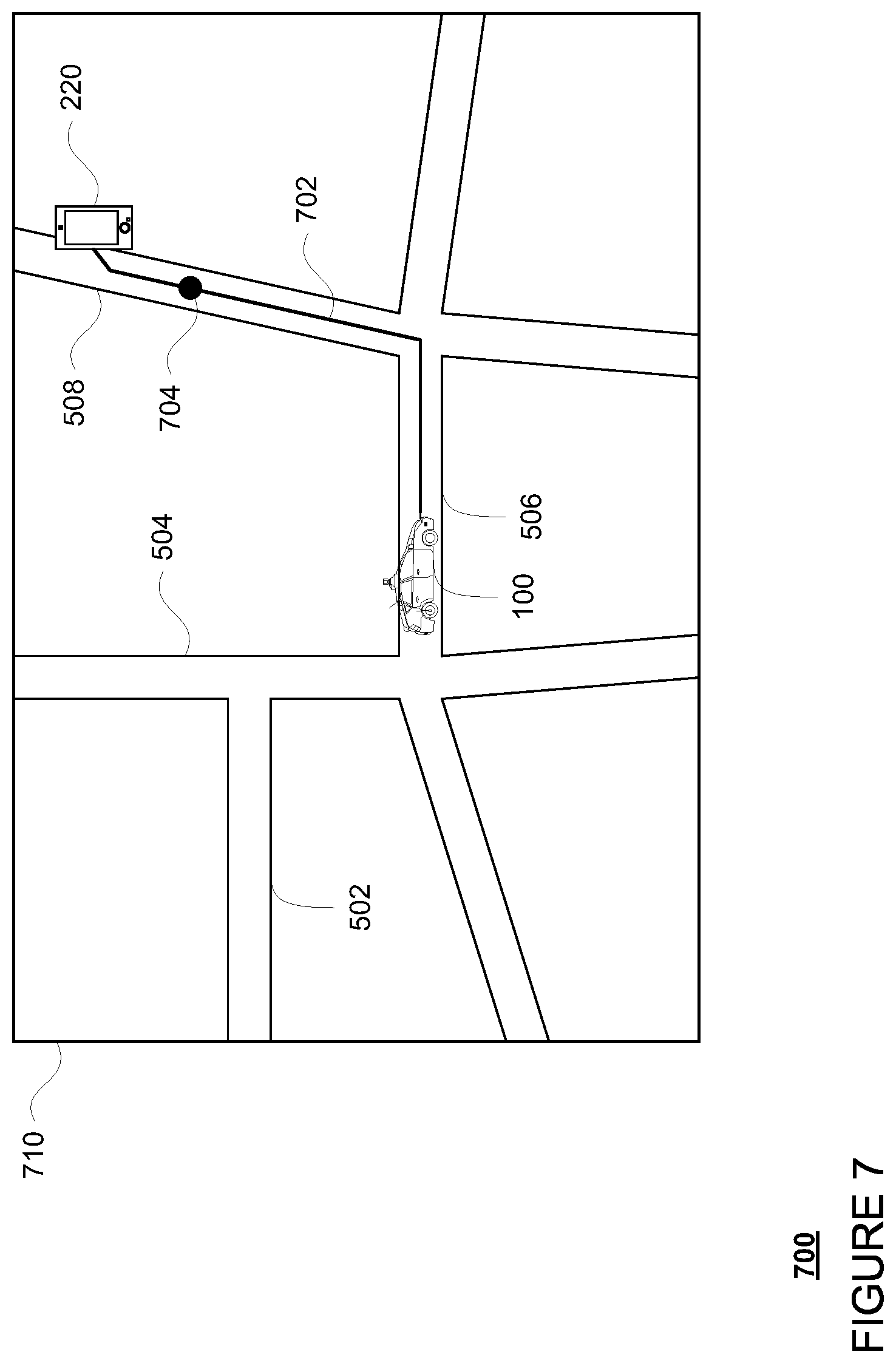 Patent US12348907 Figure 7 – Augmented reality display to preserve user privacy