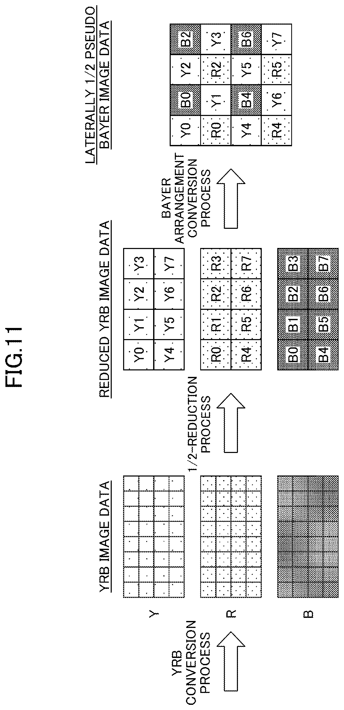 Patent US12348912 Figure 11 – Image processing device and image processing method for obtaining two sub-images from original image