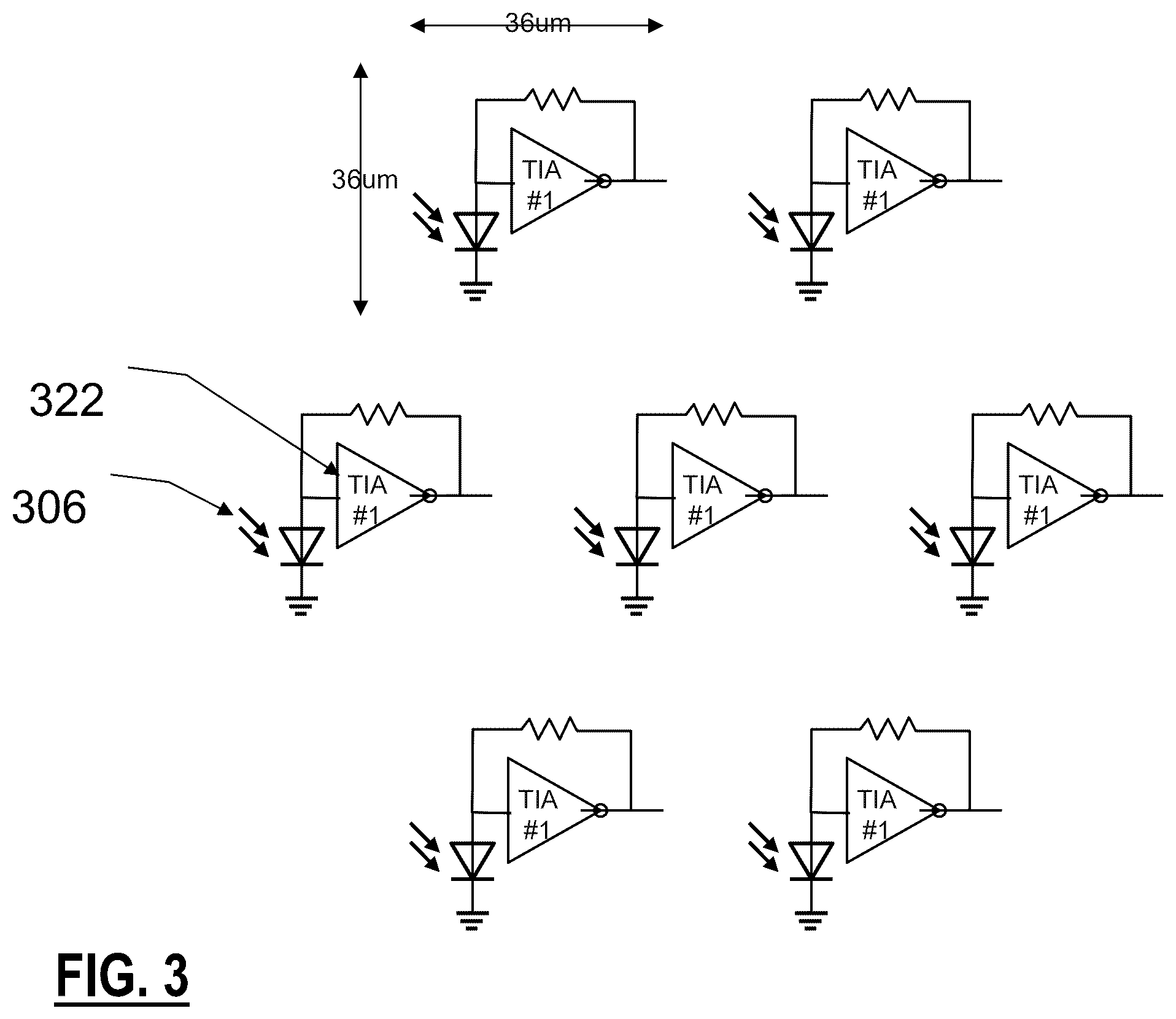 Patent US12348913 Figure 3 – Crosspoint switch with μLED IO ports and imaging fiber cables
