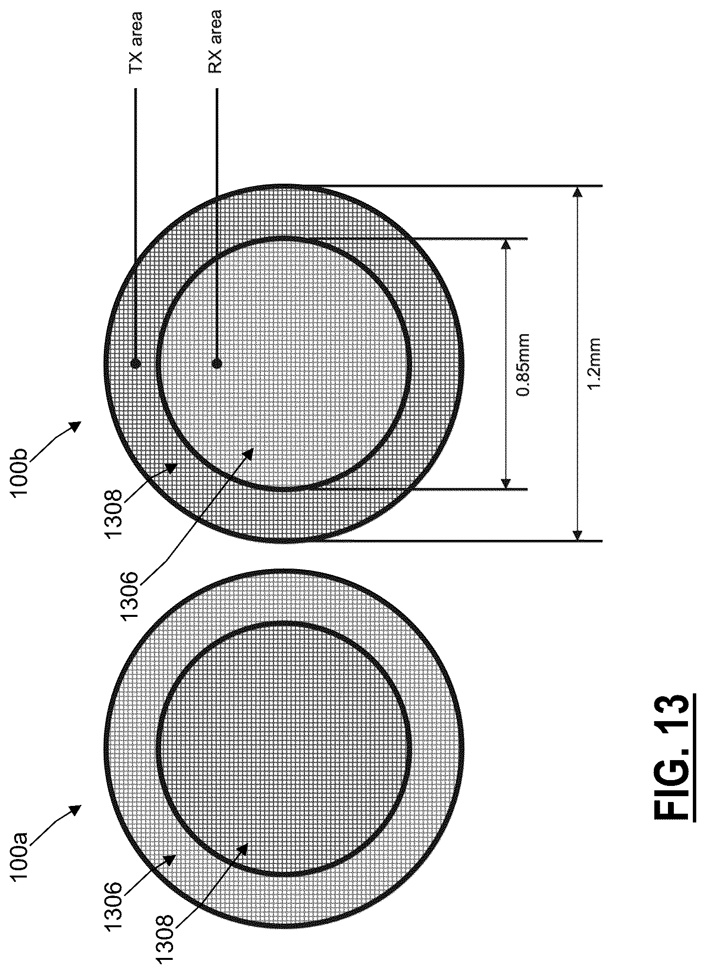 Patent US12348913 Figure 13 – Crosspoint switch with μLED IO ports and imaging fiber cables