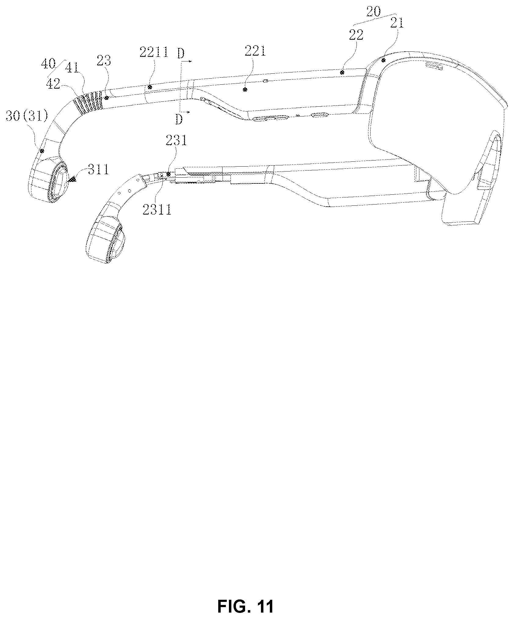 Patent US12348920 Figure 11 – Electronic components and glasses