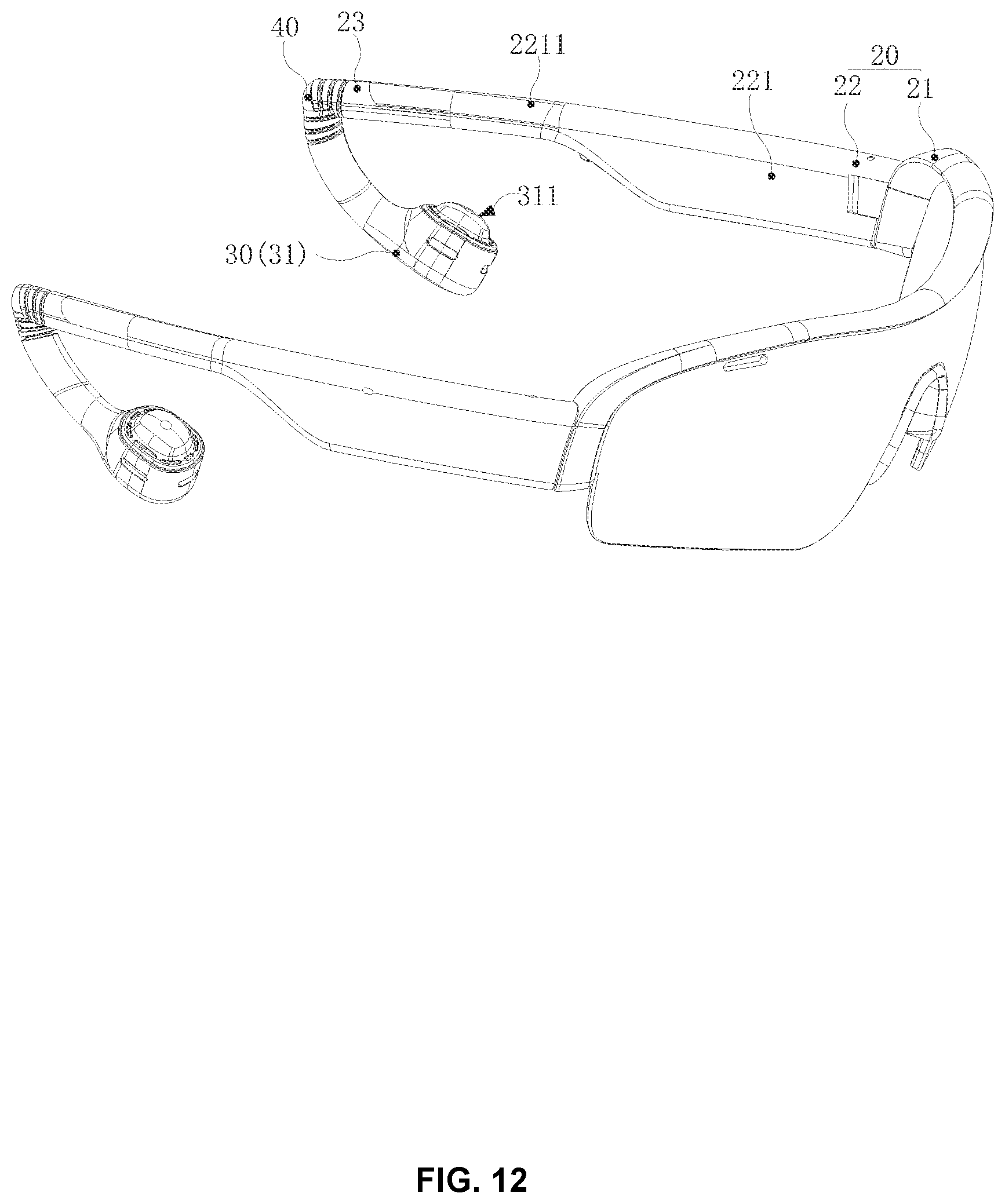 Patent US12348920 Figure 12 – Electronic components and glasses